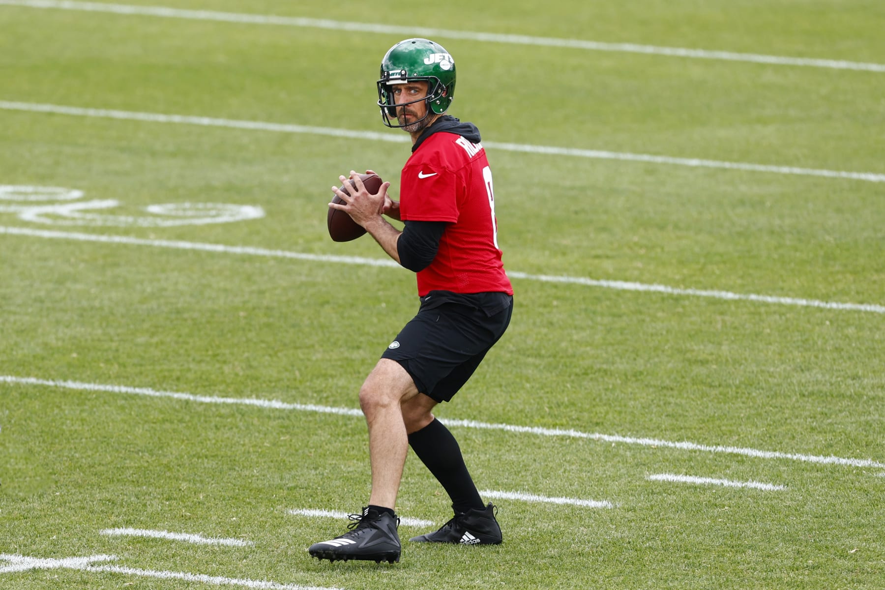 Jets QB Aaron Rodgers