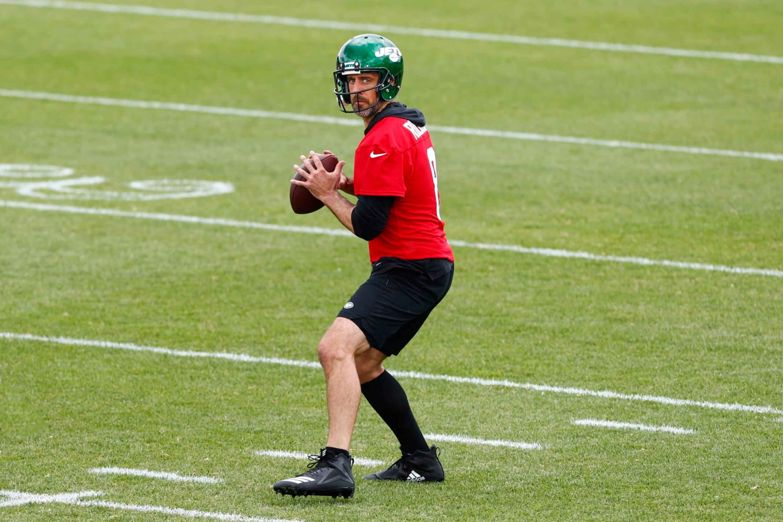 Jets QB Aaron Rodgers