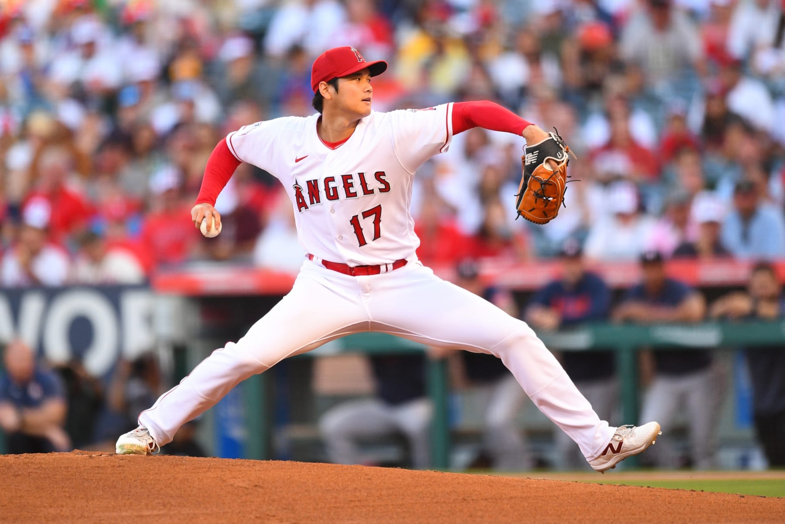 ANAHEIM, CA - JULY 14: Los Angeles Angels pitcher Shohei Ohtani (17) throws a pitch during the MLB game between the Houston Astros and the Los Angeles Angels of Anaheim on July 14, 2023 at Angel Stadium of Anaheim in Anaheim, CA. (Photo by Brian Rothmuller/Icon Sportswire via Getty Images) ANAHEIM, CA - JULY 14: Los Angeles Angels pitcher Shohei Ohtani (17) throws a pitch during the MLB game between the Houston Astros and the Los Angeles Angels of Anaheim on July 14, 2023 at Angel Stadium of Anaheim in Anaheim, CA. (Photo by Brian Rothmuller/Icon Sportswire via Getty Images)