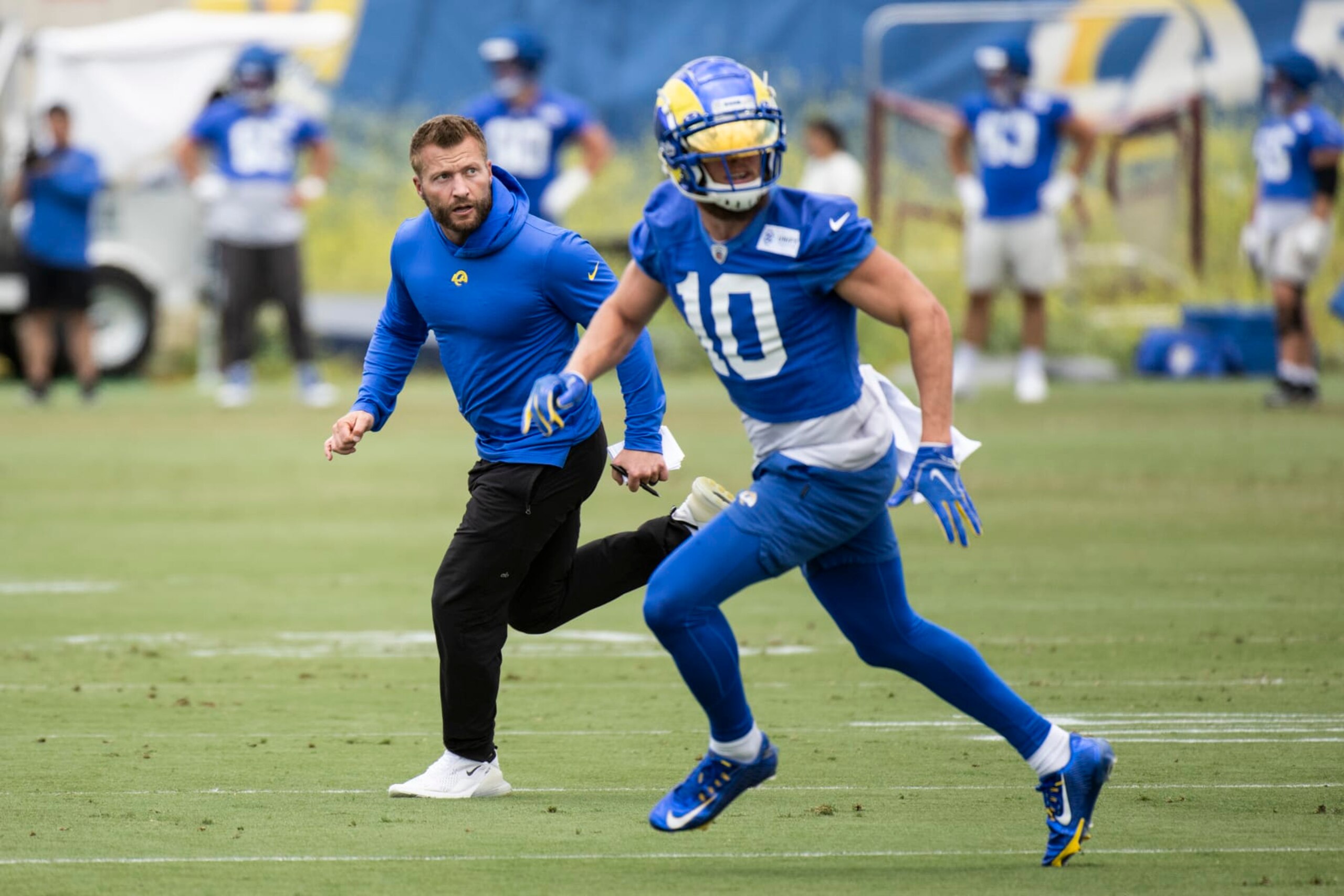 Sean McVay and Cooper Kupp