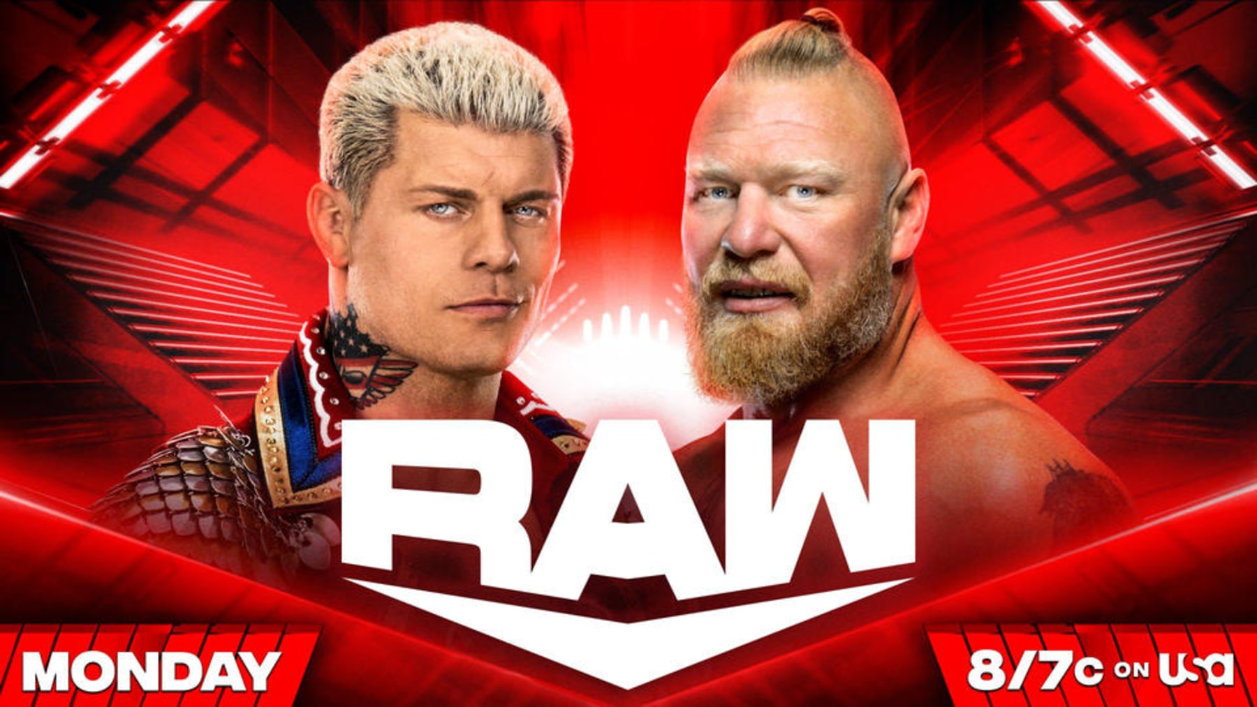 Cody Rhodes and Brock Lesnar.