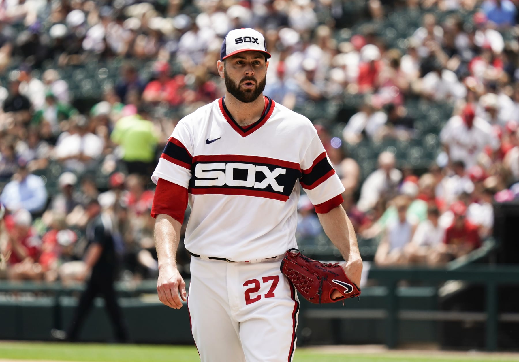 Chicago White Sox pitcher Lucas Giolito