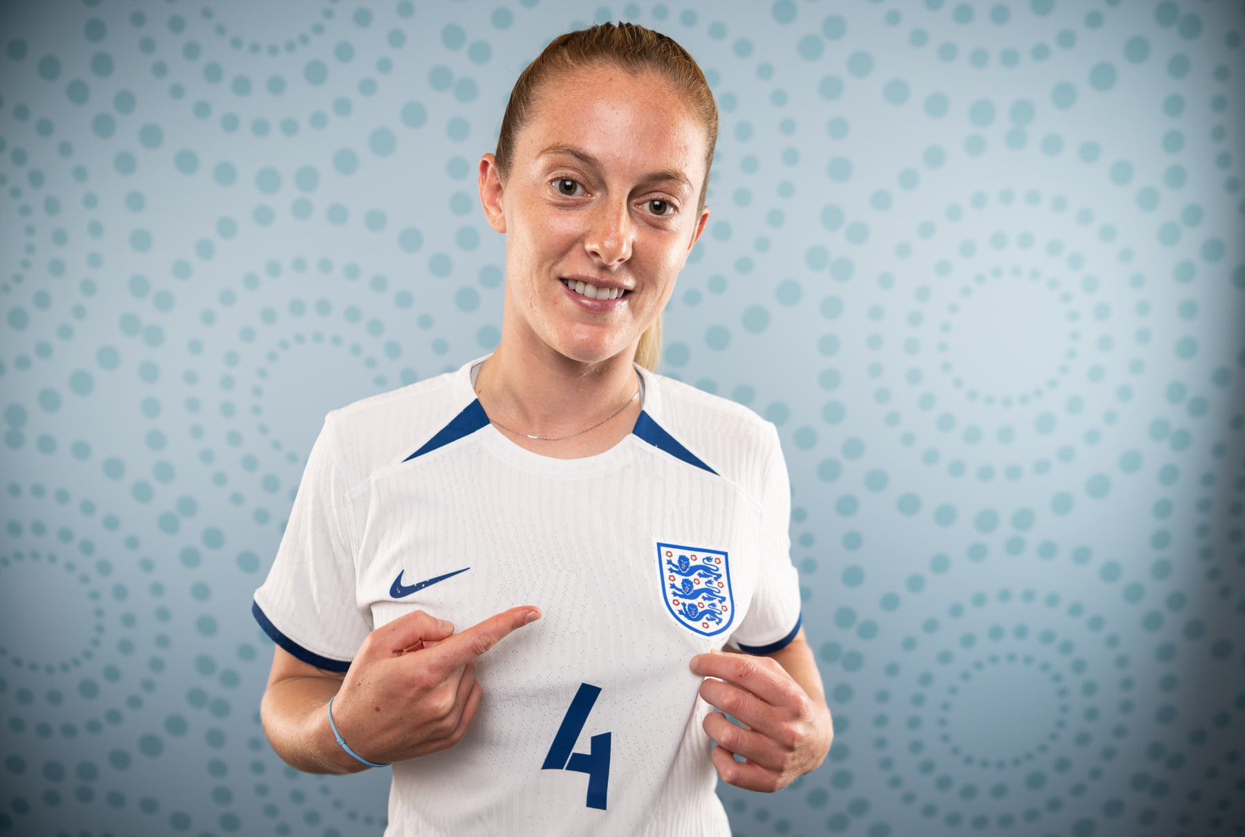 BRISBANE, AUSTRALIA - JULY 18: Keira Walsh of England poses during the official FIFA Women's World Cup Australia & New Zealand 2023 portrait session on July 18, 2023 in Brisbane, Australia. (Photo by Justin Setterfield - FIFA/FIFA via Getty Images)