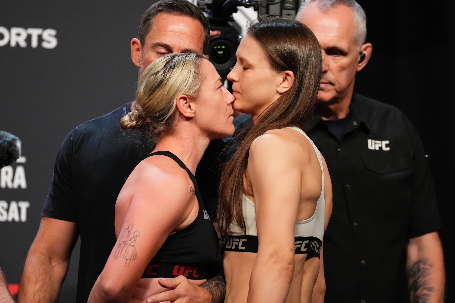 Molly McCann (left) and Julija Stoliarenko.