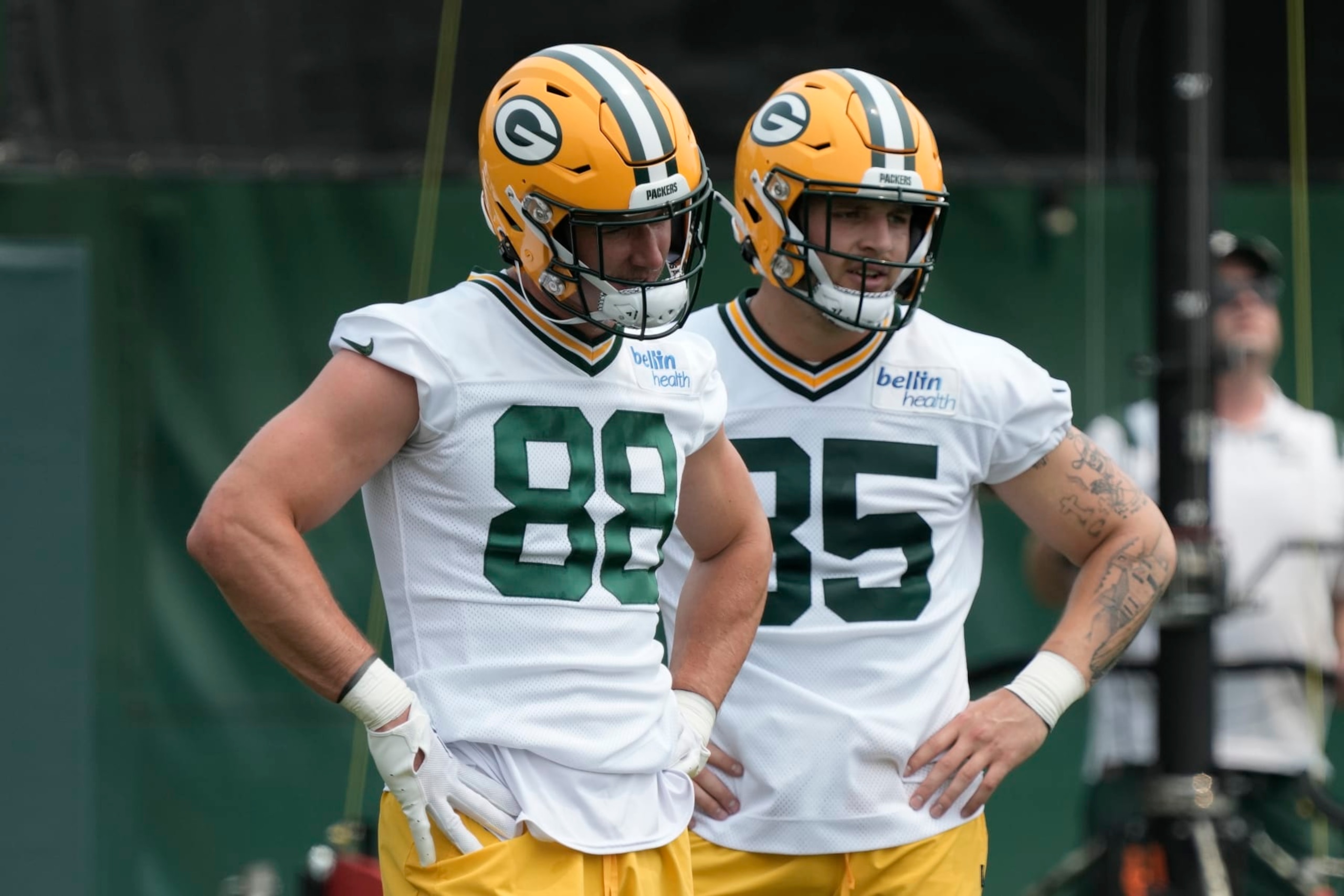 Luke Musgrave (left) and Tucker Kraft (right)