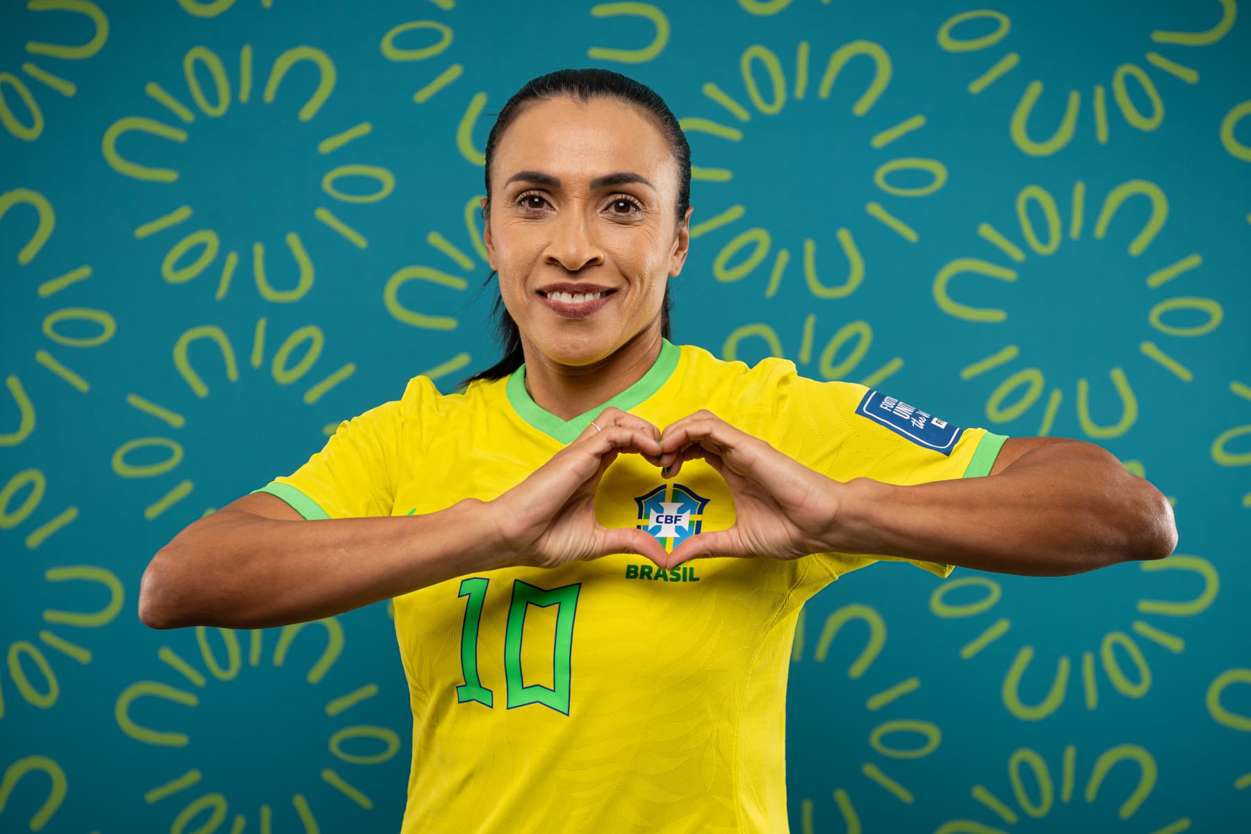 BRISBANE, AUSTRALIA - JULY 19: Marta of Brazil poses for a portrait during the official FIFA Women's World Cup Australia & New Zealand 2023 portrait session on July 19, 2023 in Brisbane, Australia. (Photo by Justin Setterfield - FIFA/FIFA via Getty Images) BRISBANE, AUSTRALIA - JULY 19: Marta of Brazil poses for a portrait during the official FIFA Women's World Cup Australia & New Zealand 2023 portrait session on July 19, 2023 in Brisbane, Australia. (Photo by Justin Setterfield - FIFA/FIFA via Getty Images)