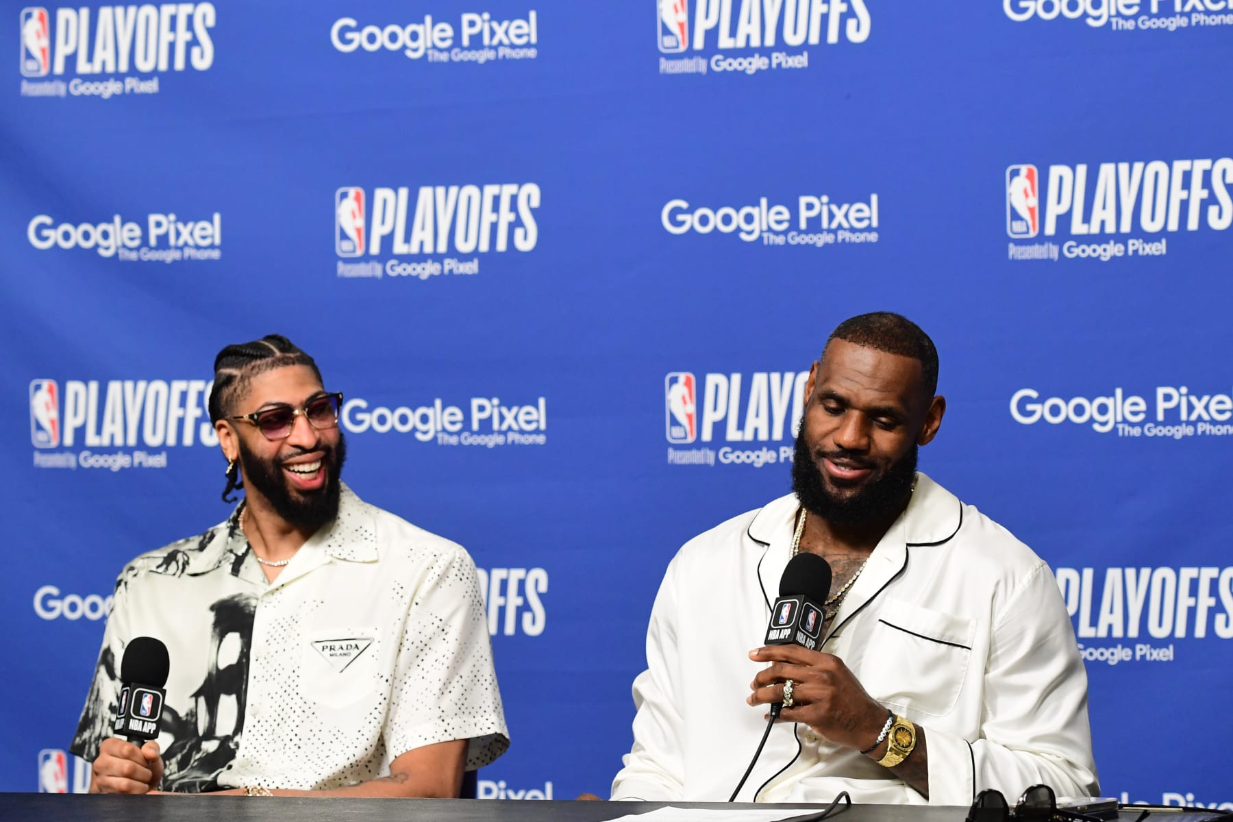 Anthony Davis and LeBron James