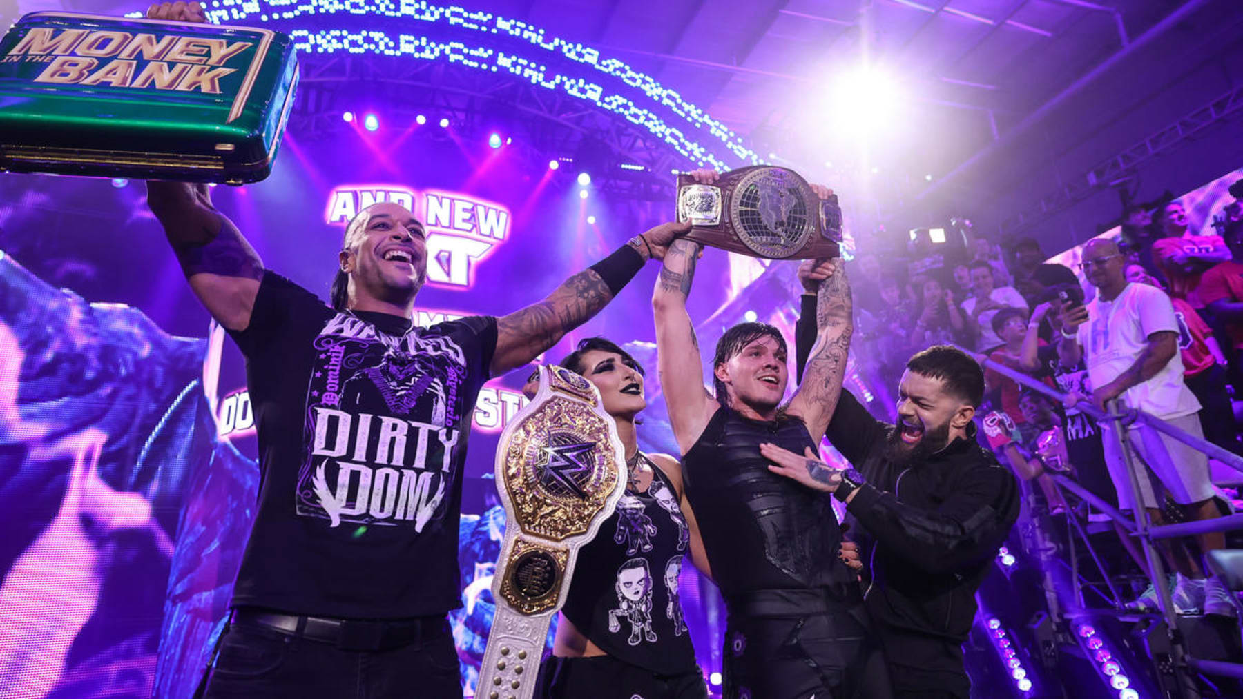The Judgment Day holds most of the gold in WWE, including the NXT North American title, which Dominik Mysterio stole from Wes Lee last week.