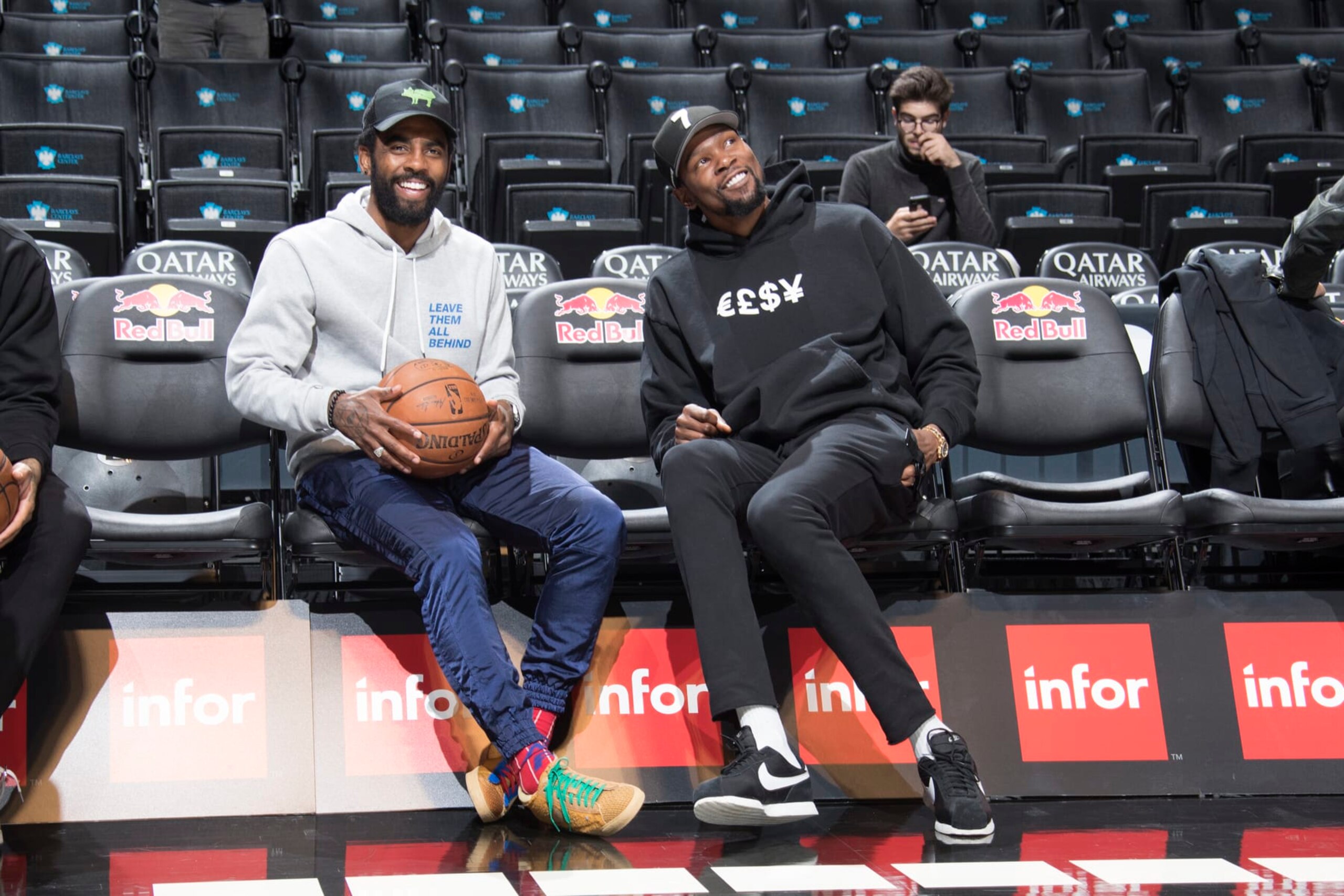 Kyrie Irving and Kevin Durant