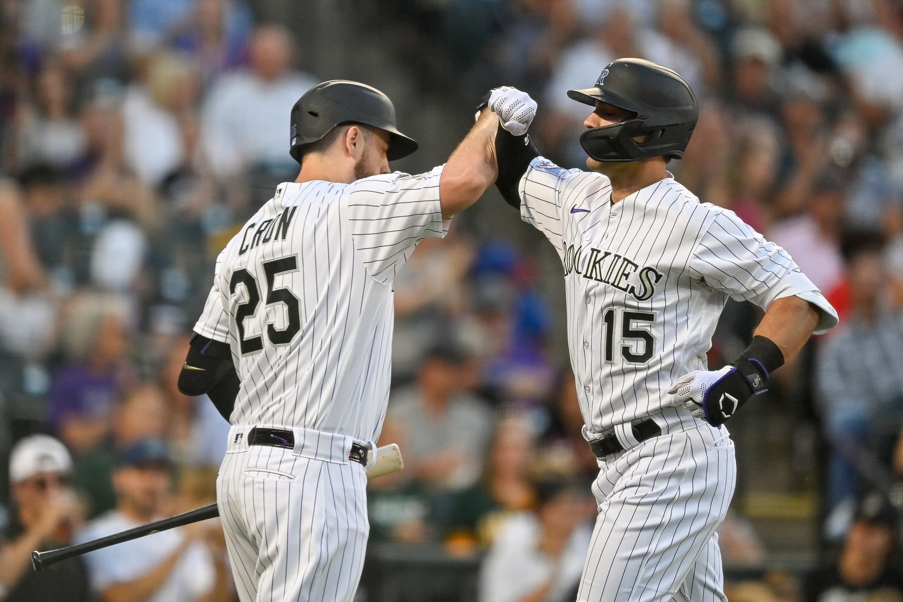 C.J. Cron (L) and Randal Grichuk (R)