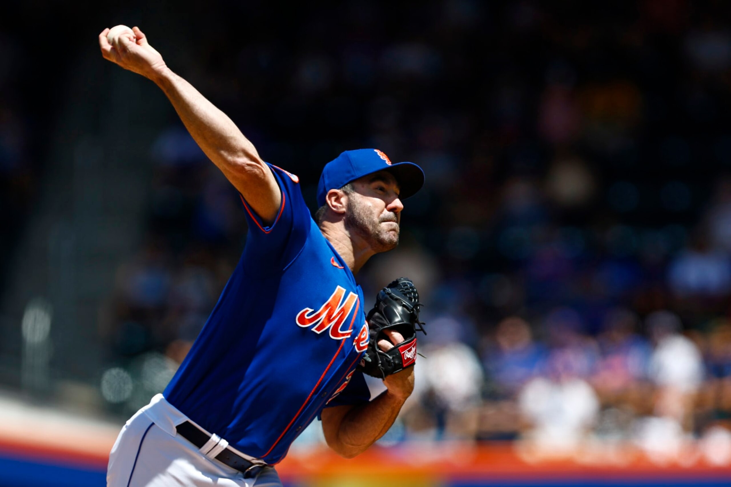 NEW YORK, NEW YORK - JULY 30: Justin Verlander #35 of the New York Mets pitches against the Washington Nationals during the first inning of a game at Citi Field on July 30, 2023 in New York City. (Photo by Rich Schultz/Getty Images) NEW YORK, NEW YORK - JULY 30: Justin Verlander #35 of the New York Mets pitches against the Washington Nationals during the first inning of a game at Citi Field on July 30, 2023 in New York City. (Photo by Rich Schultz/Getty Images)
