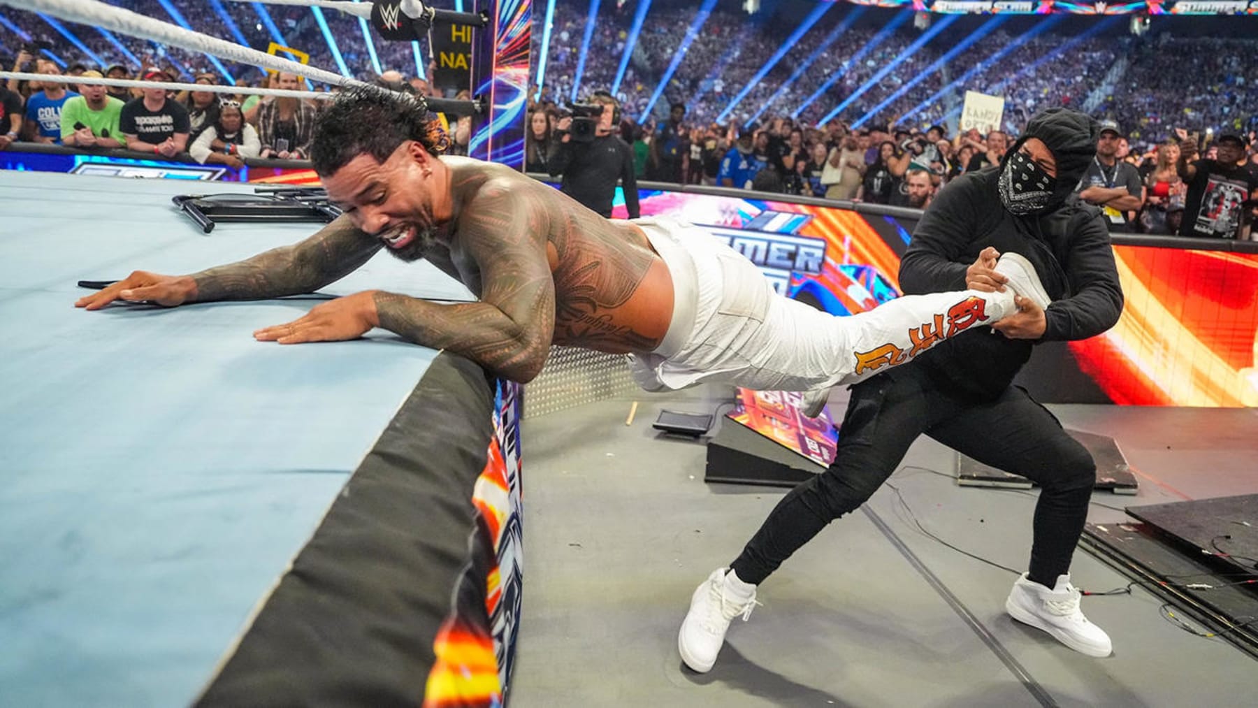 Did the conflict between The Bloodline jump the shark at SummerSlam?
