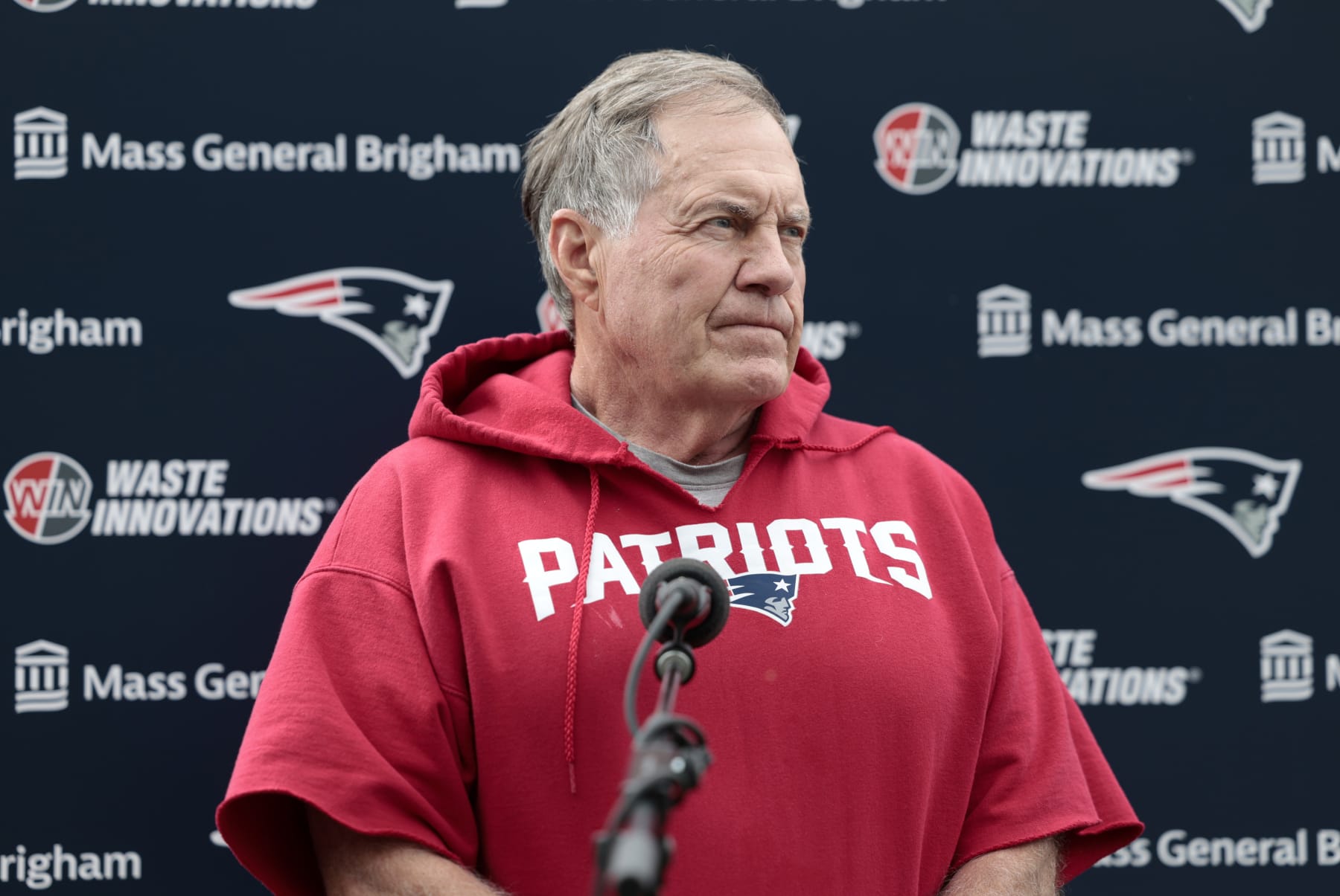 Patriots head coach and de facto general manager Bill Belichick