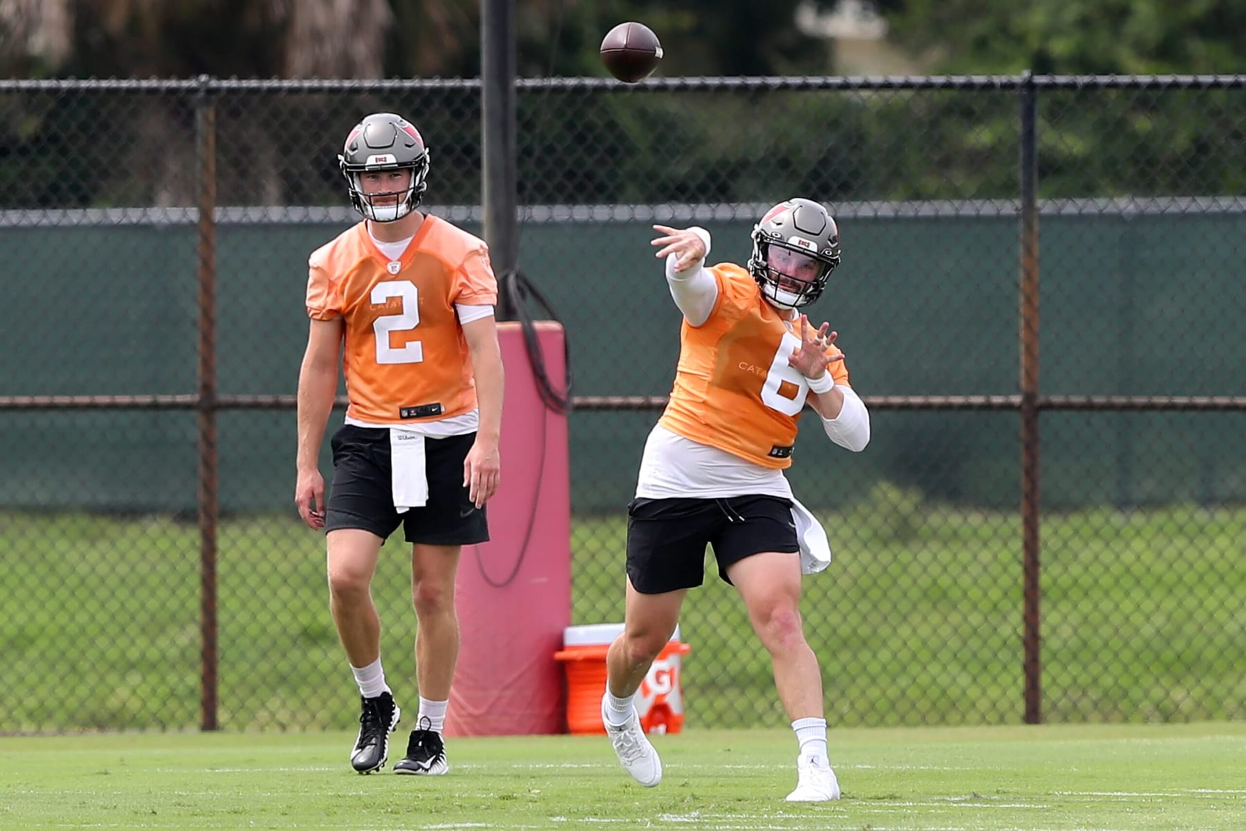 Kyle Trask and Baker Mayfield