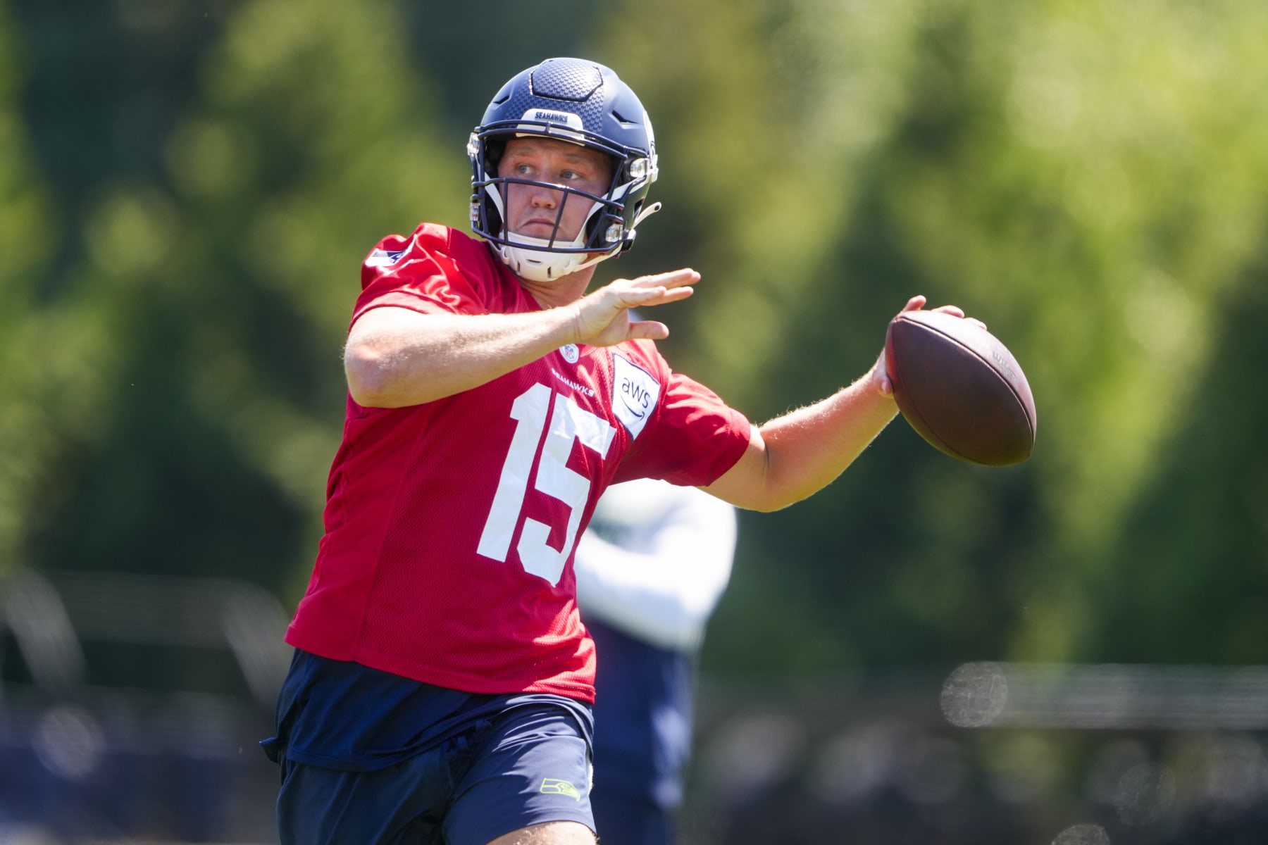 Seahawks QB Holton Ahlers 