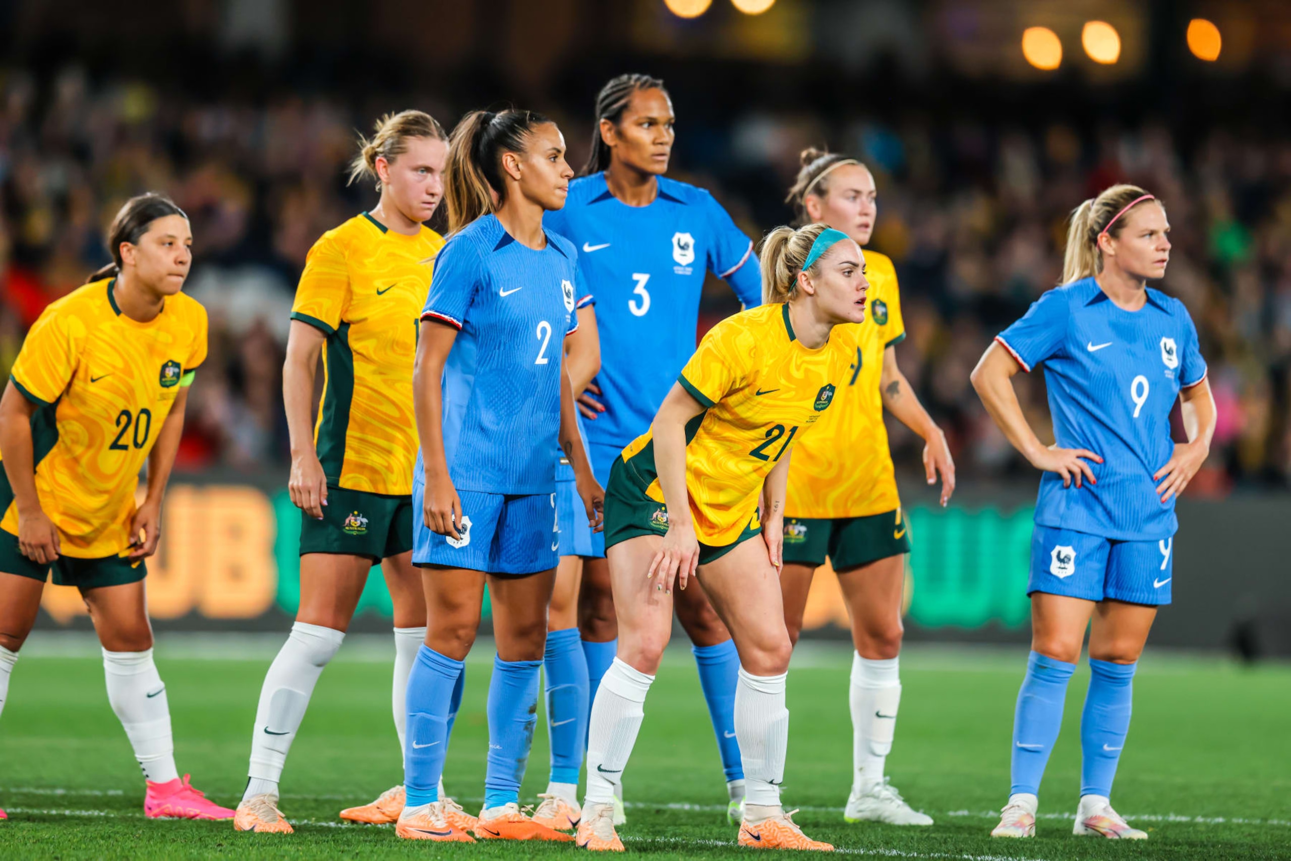 MELBOURNE, AUSTRALIA - JULY 14 : Australia Vs France World Cup 2023 Send Off Friendly Match. (Photo credit should read Chris Putnam/Future Publishing via Getty Images)