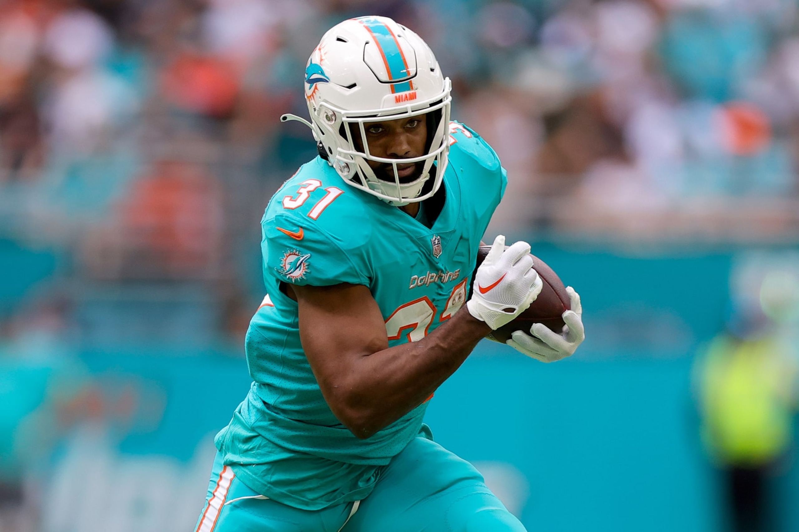 Dolphins RB Raheem Mostert