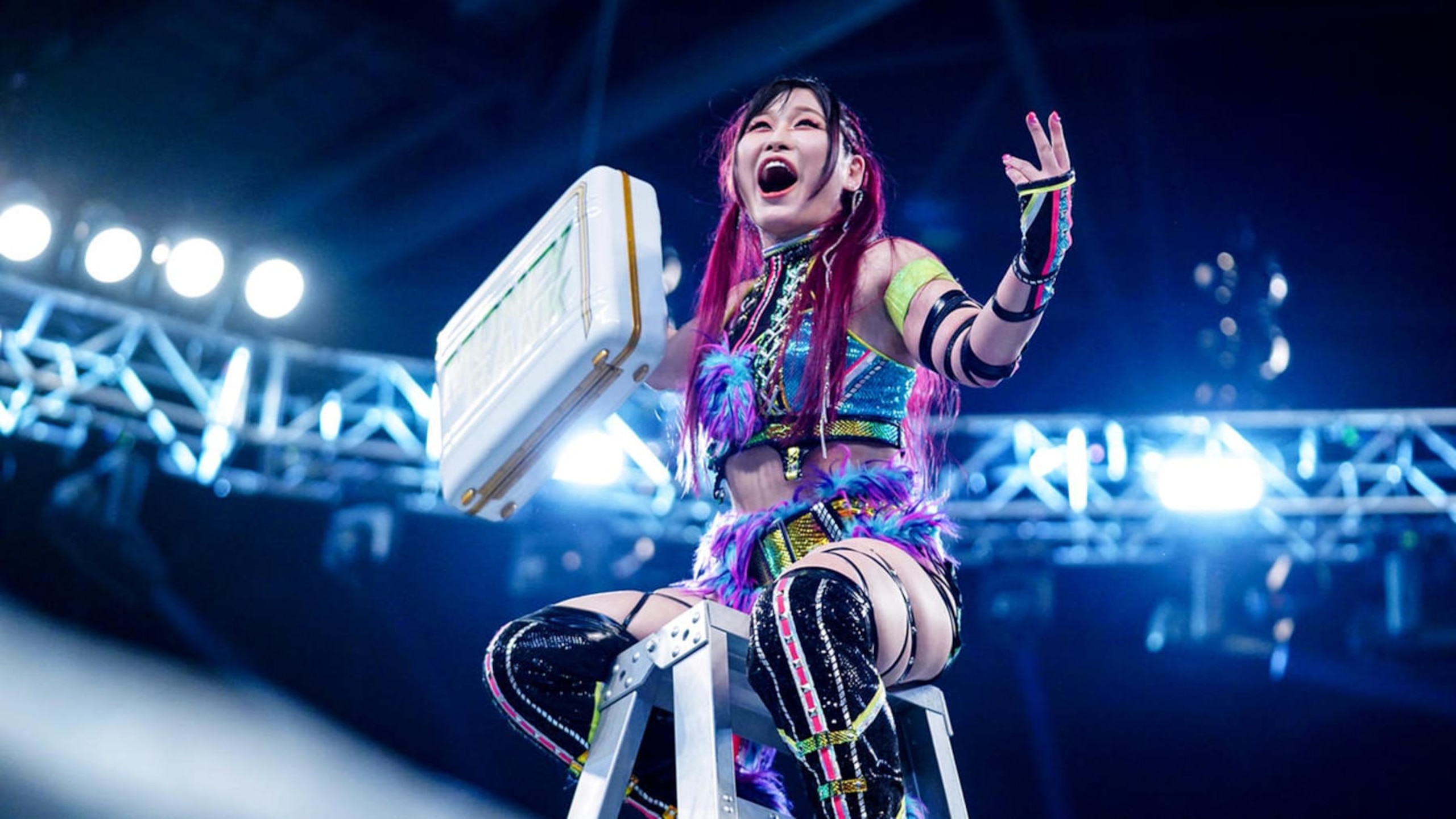 Iyo Sky traded in her Money in the Bank briefcase for the WWE Women's Championship at SummerSlam.