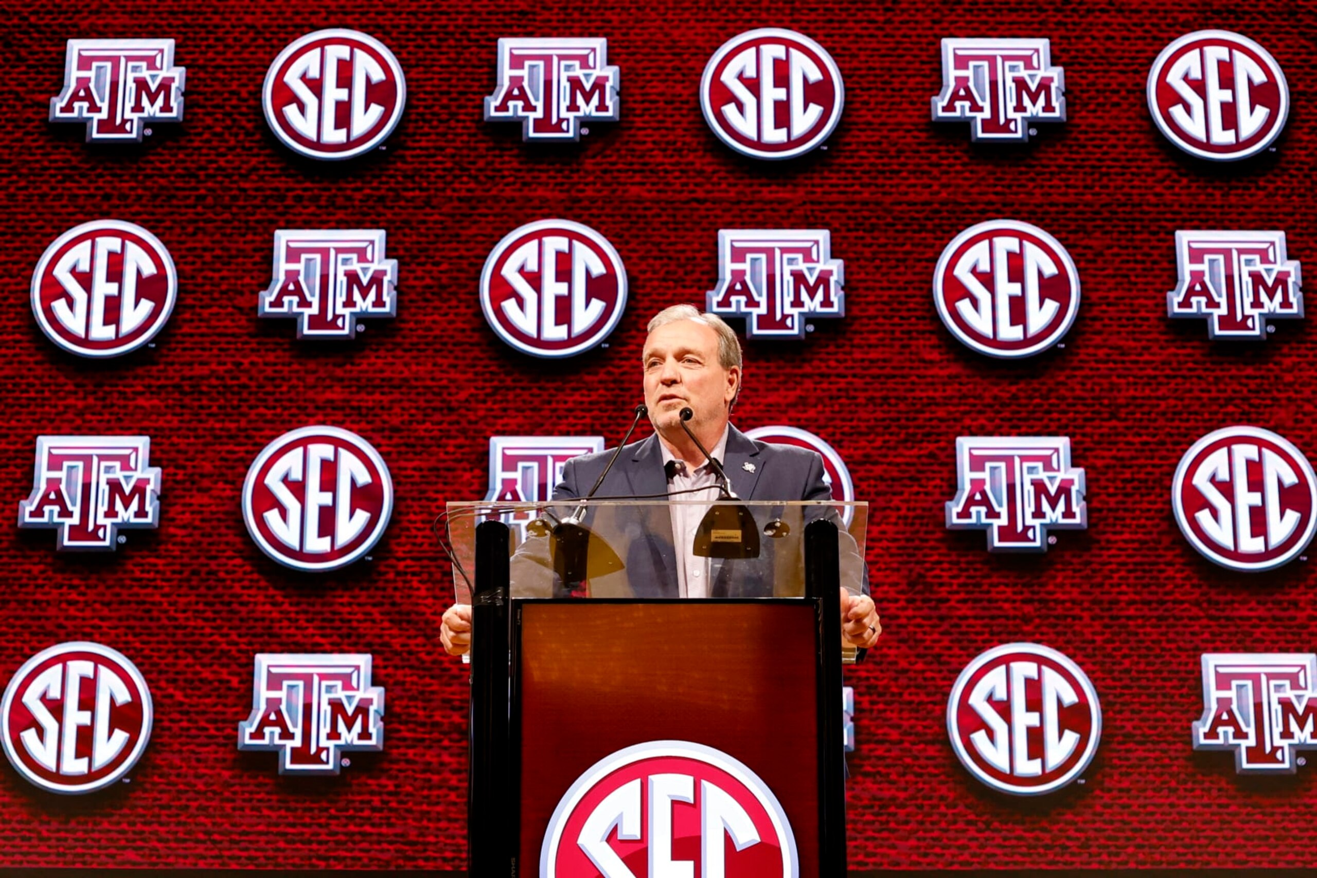 Texas A&M head coach Jimbo Fisher