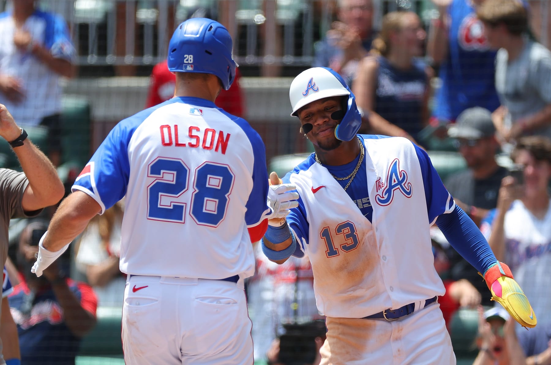 Atlanta's Ronald Acuna Jr. and Matt Olson