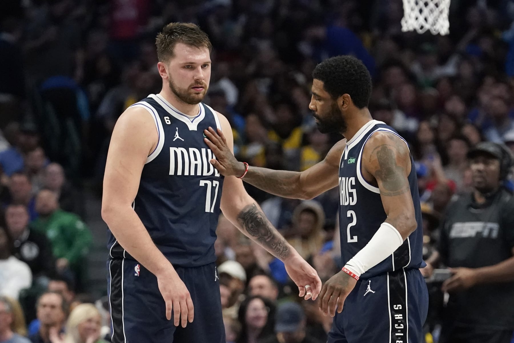 Luka DonÄiÄ and Kyrie Irving