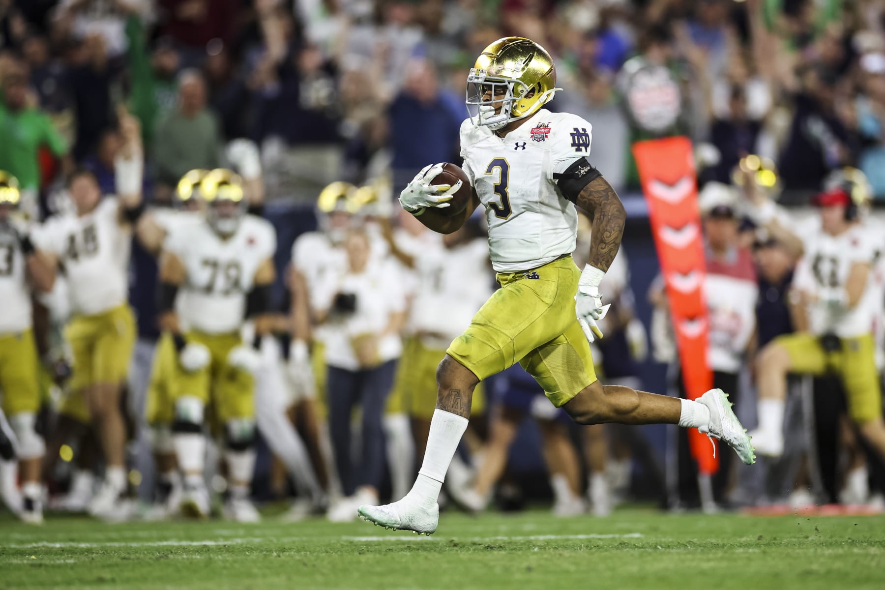 Notre Dame transfer Logan Diggs, who is now at LSU