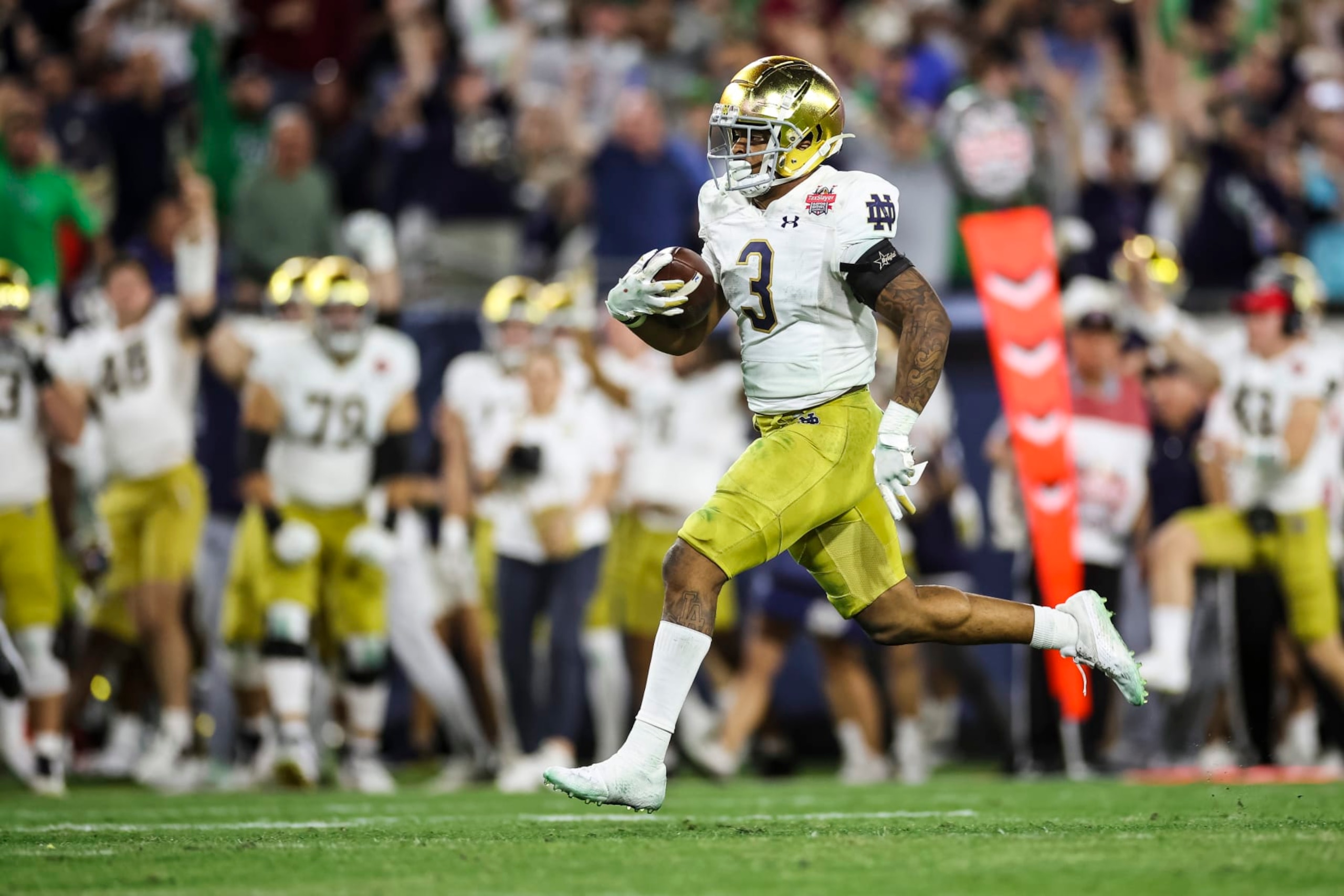 Notre Dame transfer Logan Diggs, who is now at LSU
