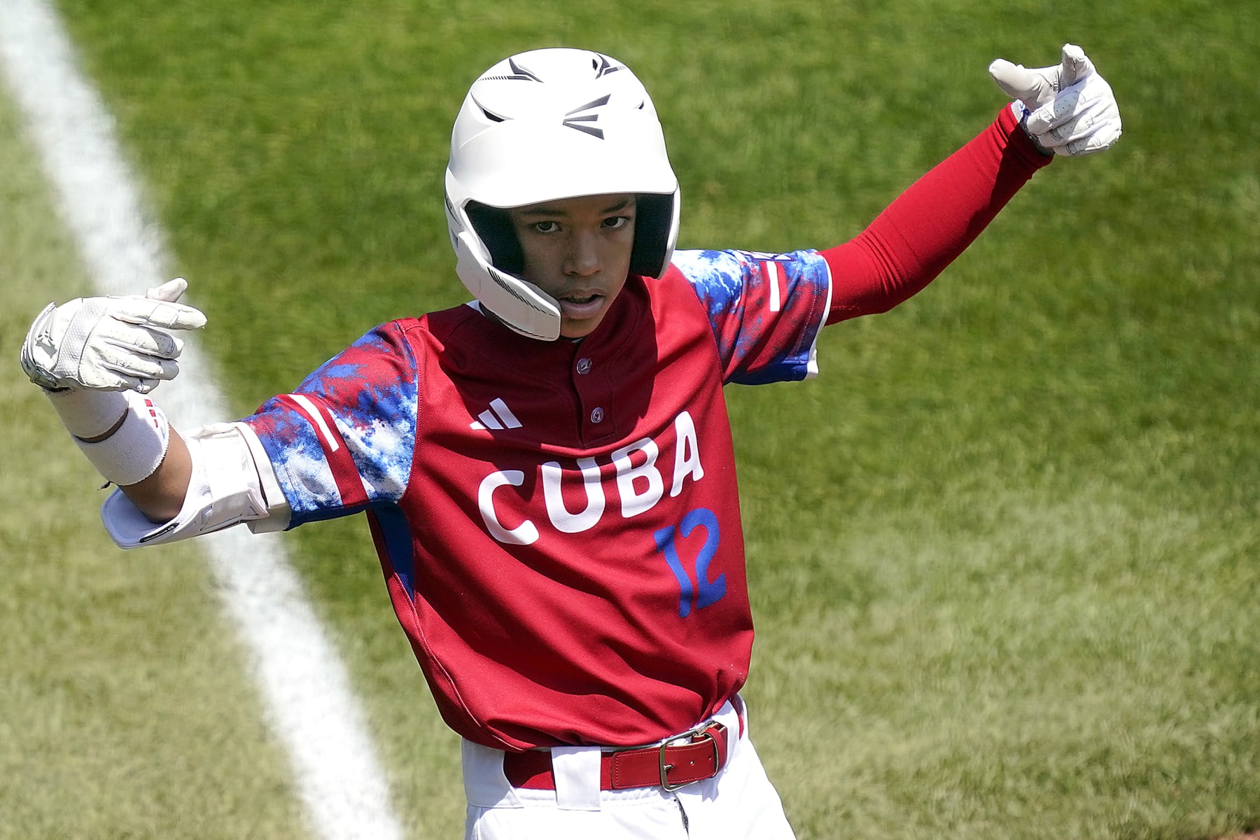 Liusban Sanchez of Bayamo Little League, Cuba Region
