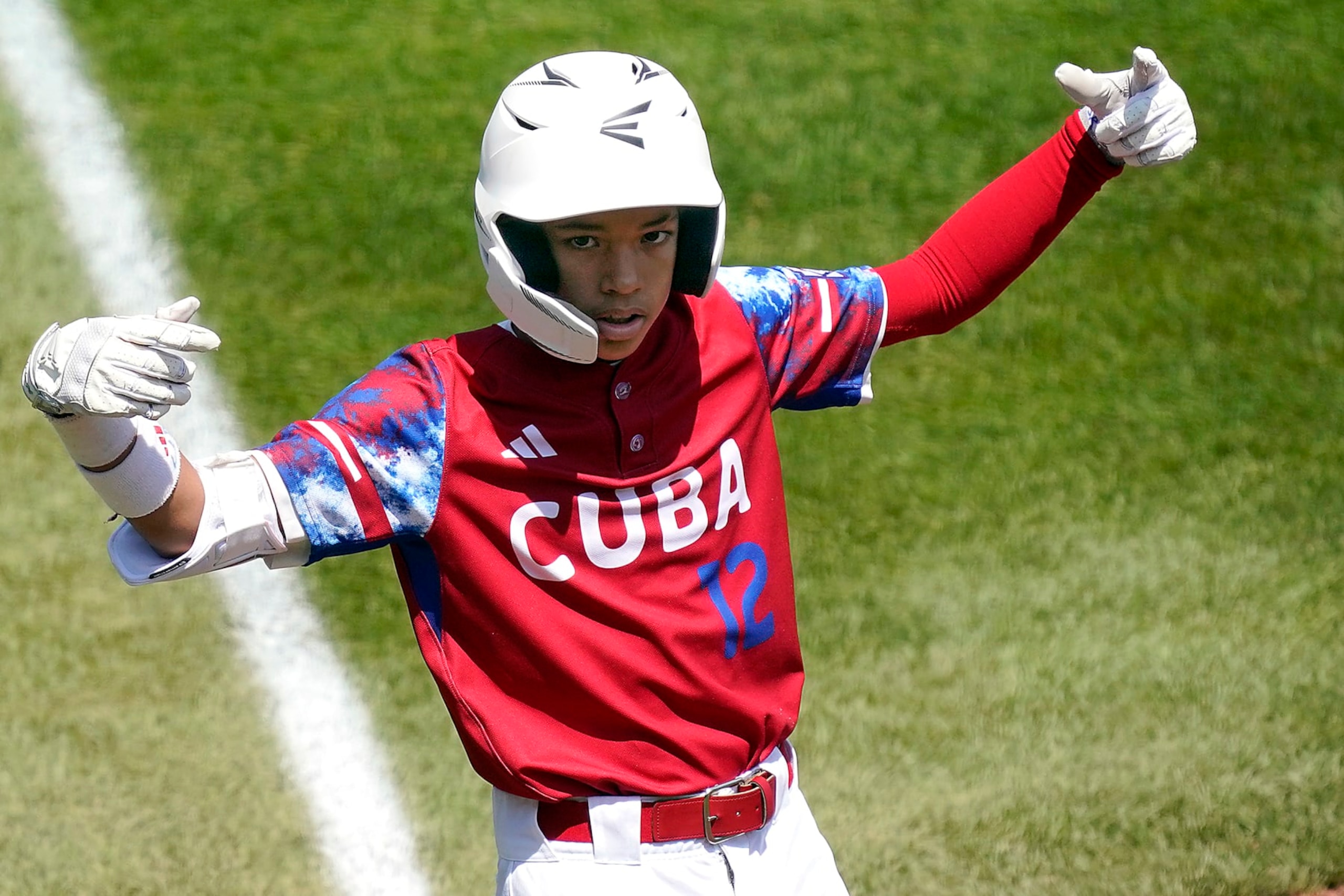 Liusban Sanchez of Bayamo Little League, Cuba Region