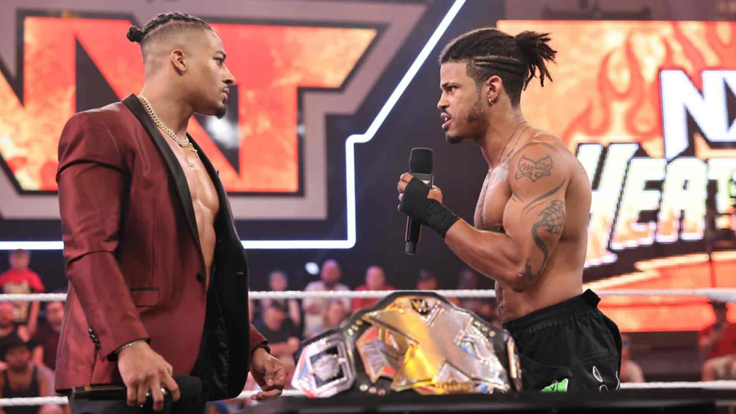 Wes Lee looked to prove himself as a top guy as he challenged NXT champion Carmelo Hayes at Heatwave.