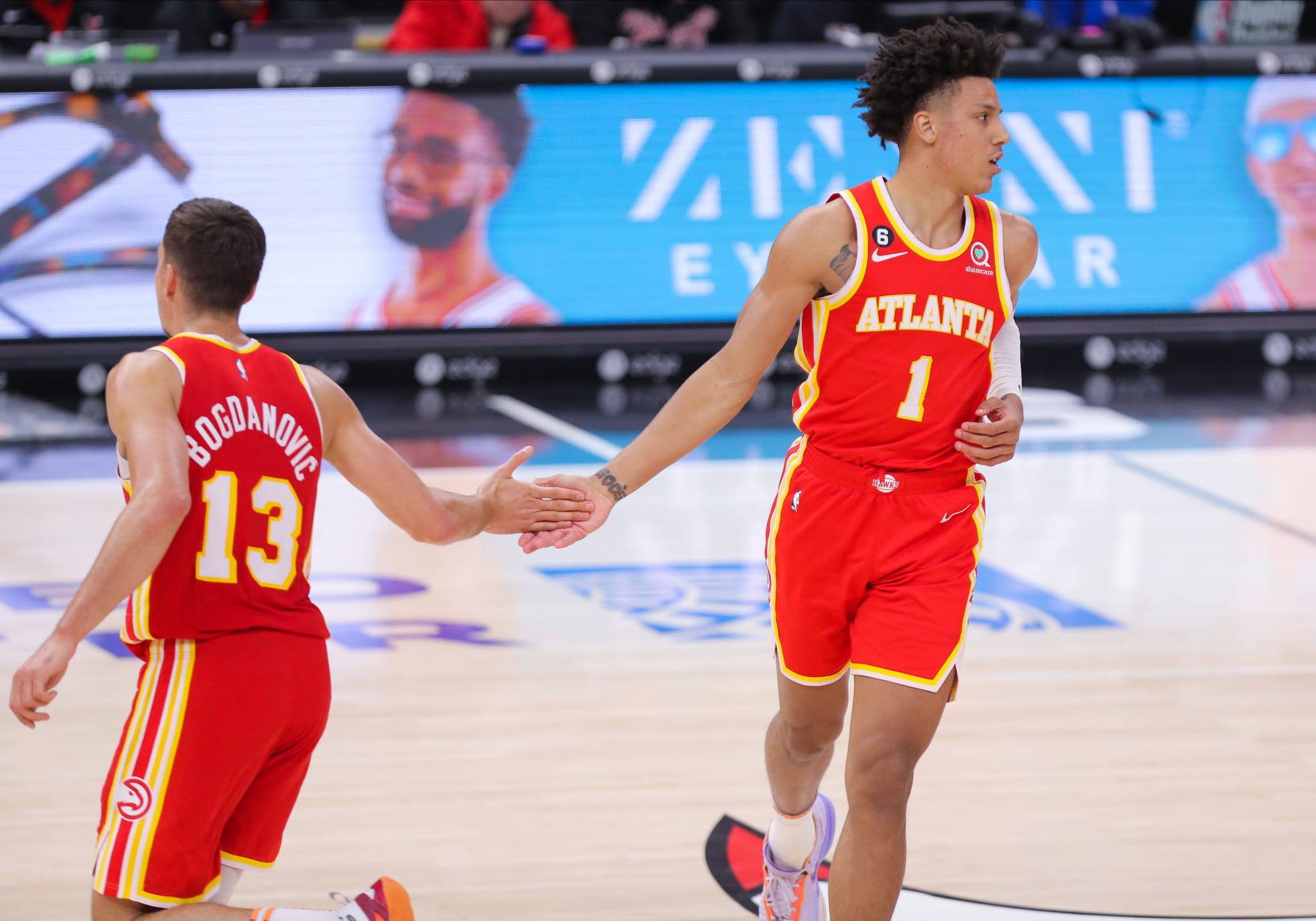 Bogdan BogdanoviÄ and Jalen Johnson