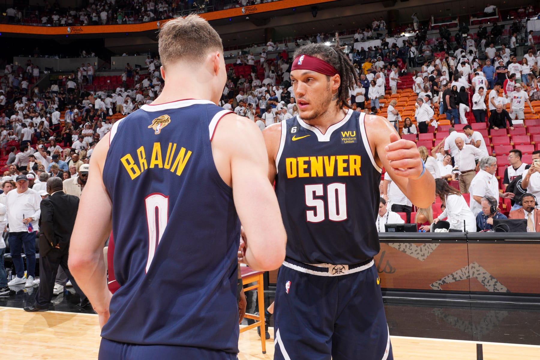 Christian Braun and Aaron Gordon