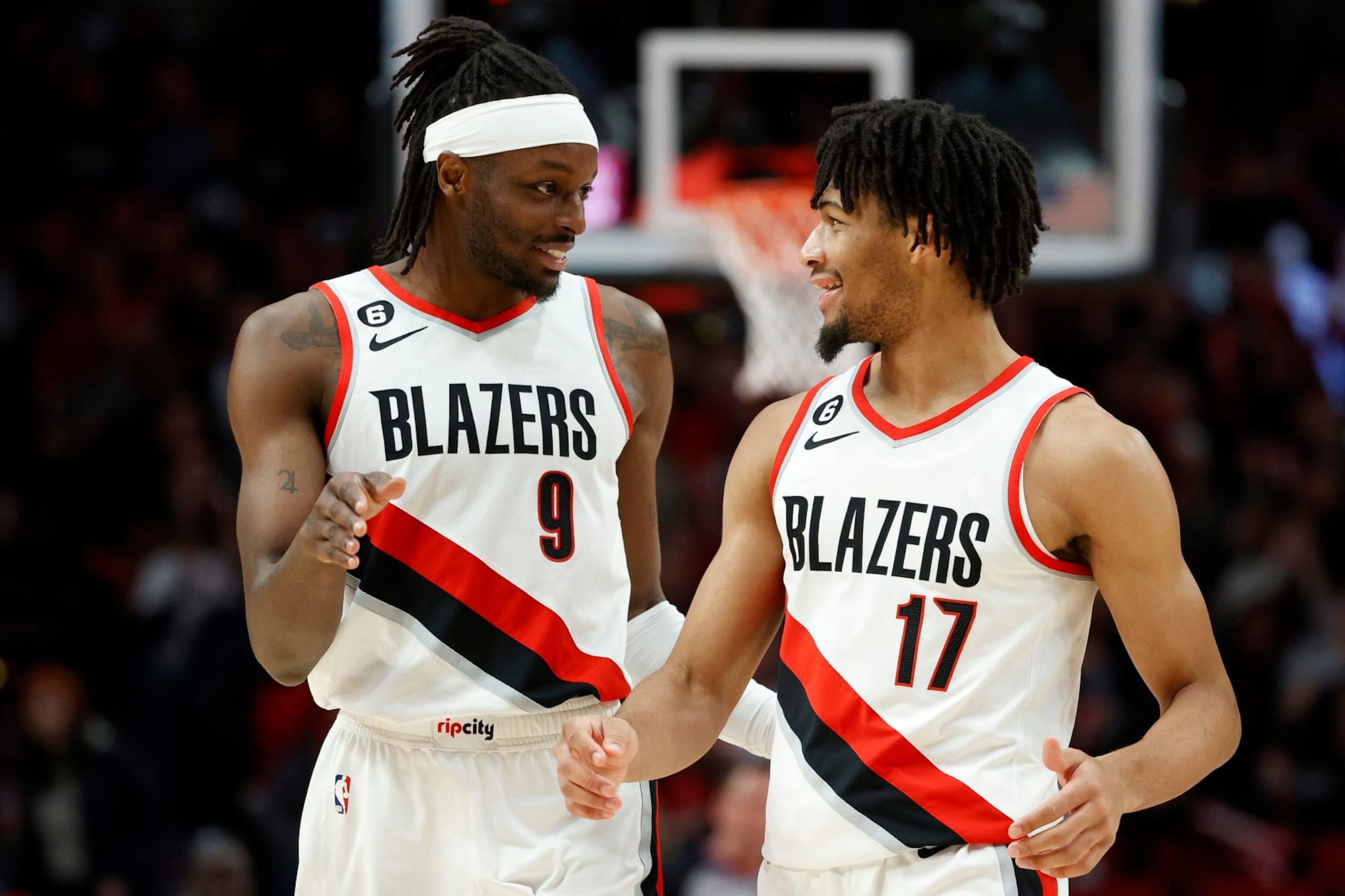Jerami Grant and Shaedon Sharpe
