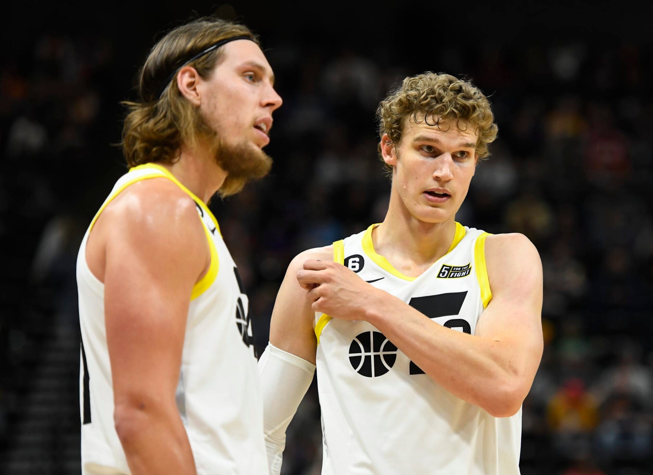 Kelly Olynyk and Lauri Markkanen