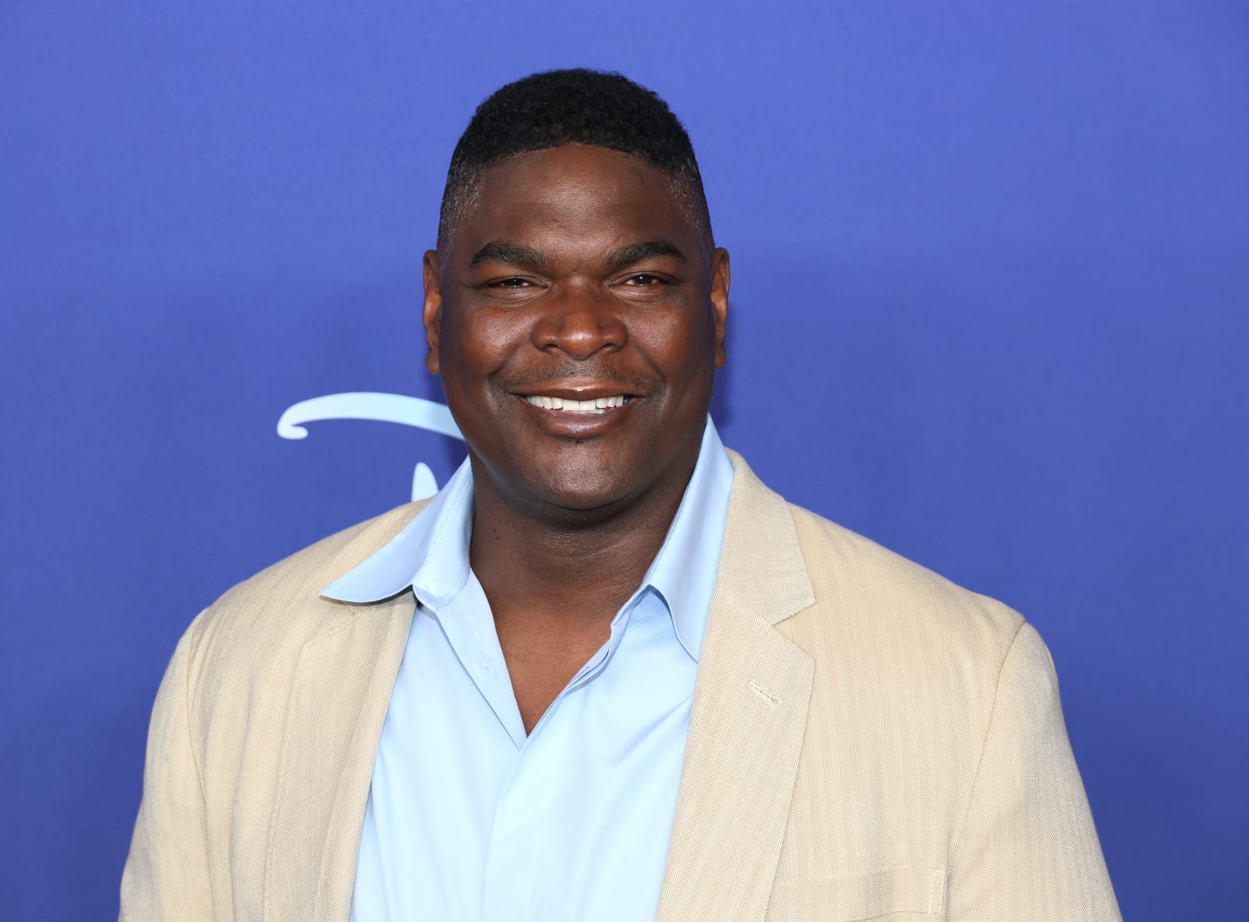 NEW YORK, NEW YORK - MAY 17: Keyshawn Johnson attends the 2022 ABC Disney Upfront at Basketball City - Pier 36 - South Street on May 17, 2022 in New York City. (Photo by Dia Dipasupil/Getty Images,) NEW YORK, NEW YORK - MAY 17: Keyshawn Johnson attends the 2022 ABC Disney Upfront at Basketball City - Pier 36 - South Street on May 17, 2022 in New York City. (Photo by Dia Dipasupil/Getty Images,)