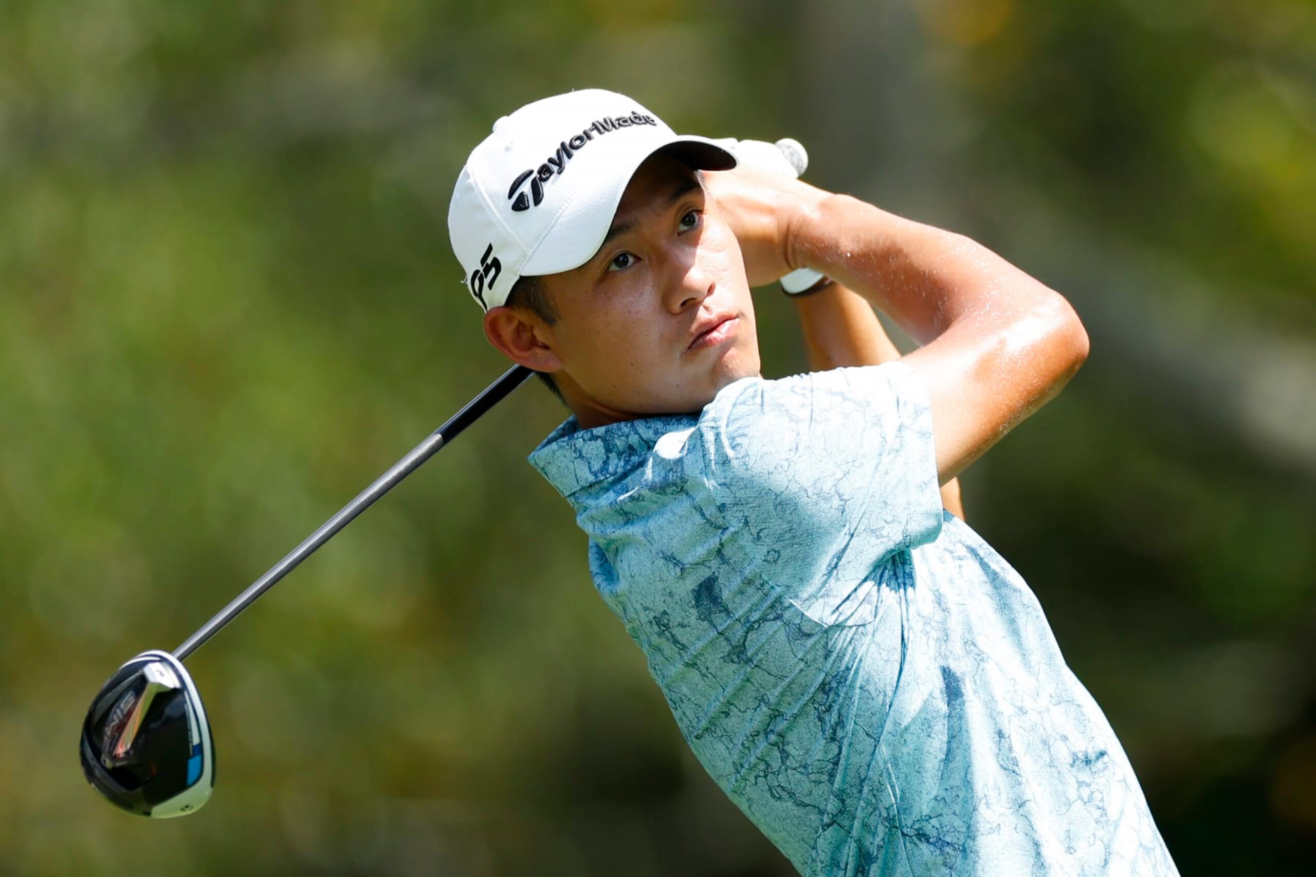 ATLANTA, GEORGIA - AUGUST 25: Collin Morikawa of the United States plays his shot from the fifth tee during the second round of the TOUR Championship at East Lake Golf Club on August 25, 2023 in Atlanta, Georgia. (Photo by Mike Ehrmann/Getty Images) ATLANTA, GEORGIA - AUGUST 25: Collin Morikawa of the United States plays his shot from the fifth tee during the second round of the TOUR Championship at East Lake Golf Club on August 25, 2023 in Atlanta, Georgia. (Photo by Mike Ehrmann/Getty Images)