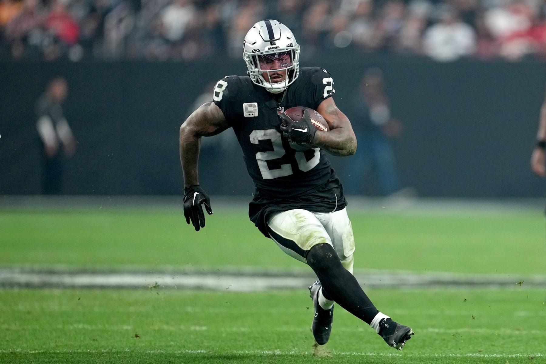 NFL レイダース ジョシュジェイコブス ウェア Men's Nike NFL LV Raiders Josh Jacobs Home On Field Football