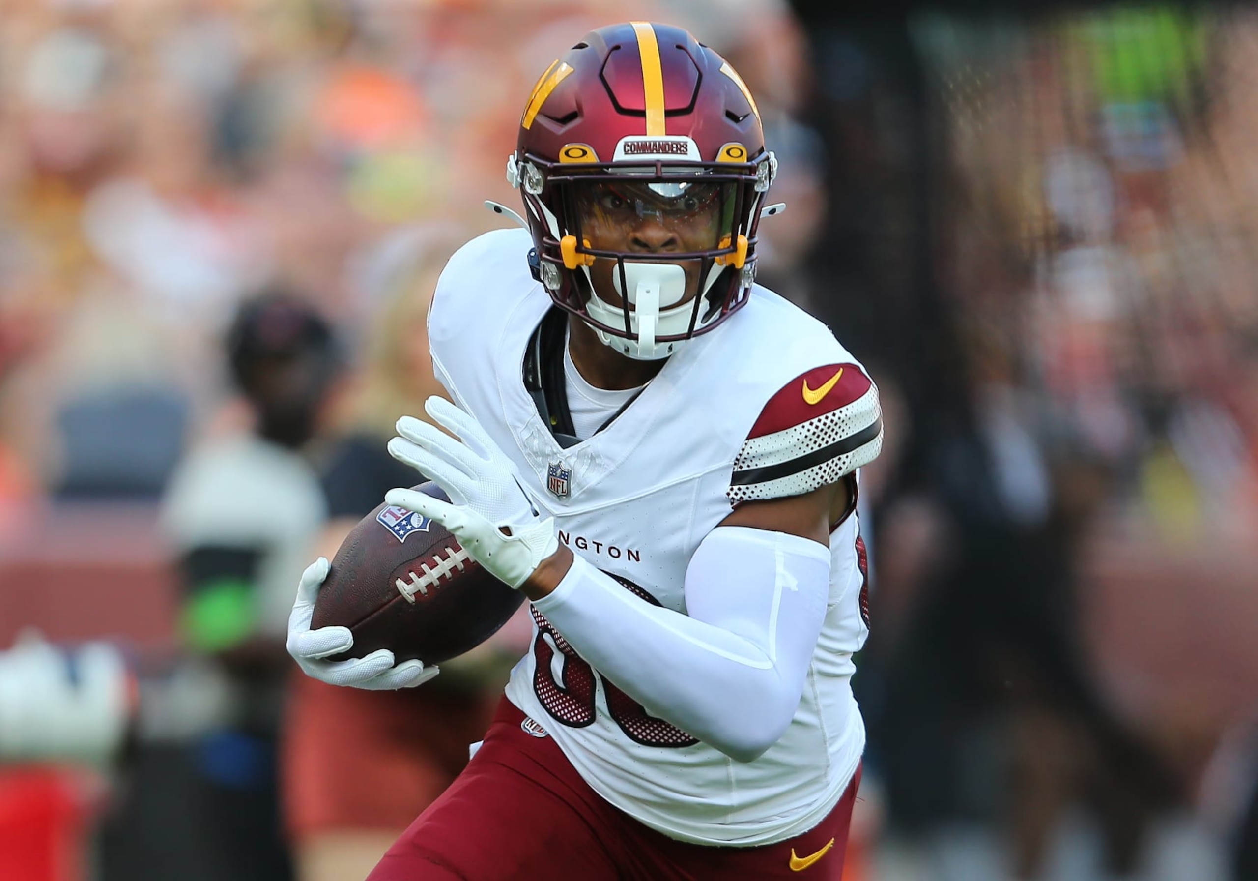 Washington Commanders wide receiver Mitchell Tinsley