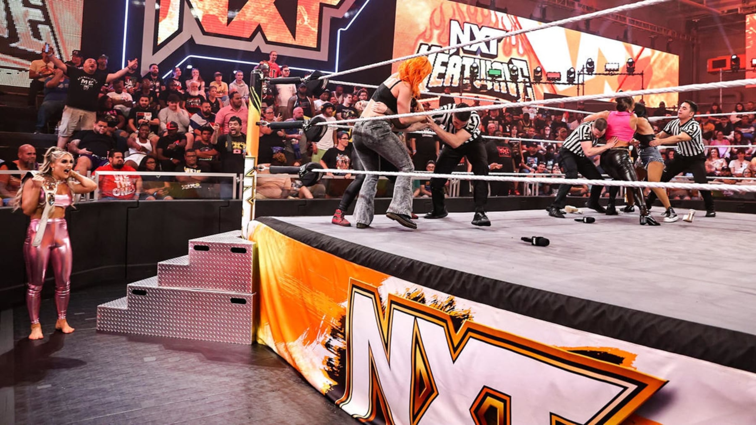 The top women in NXT fought in a Fatal 4-Way No. 1 Contender's match after doing battle at Heatwave last week.
