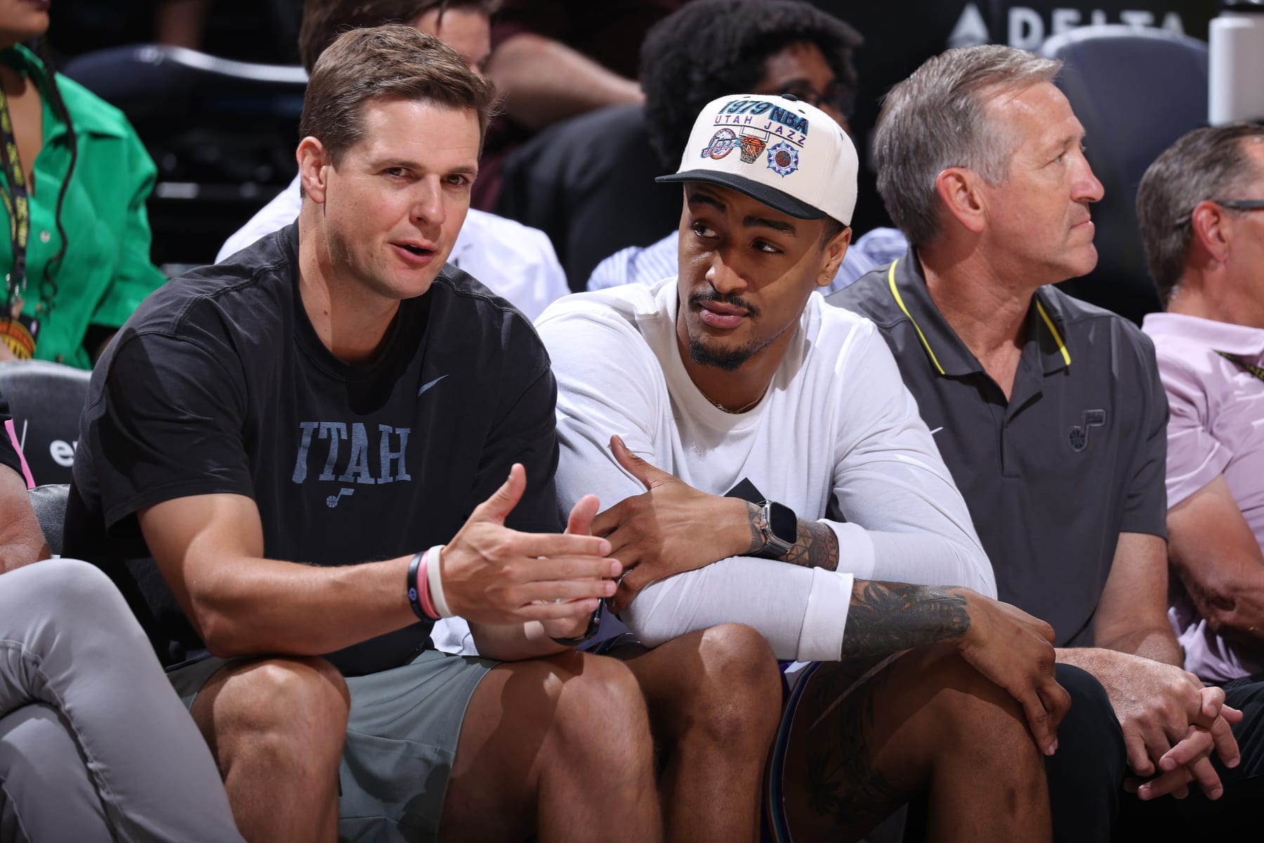 Will Hardy, John Collins and Jeff Hornacek