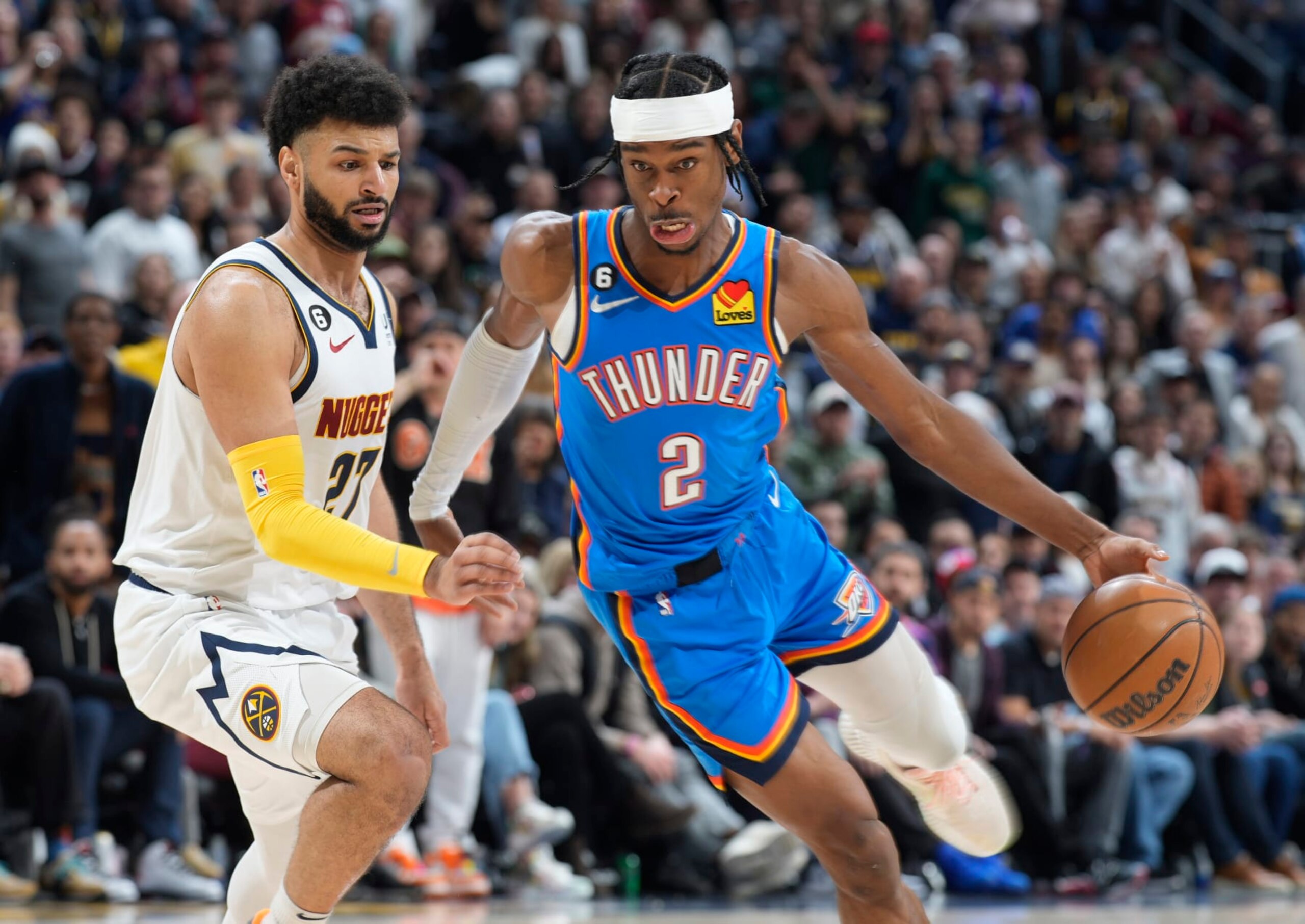 Jamal Murray and Shai Gilgeous-Alexander