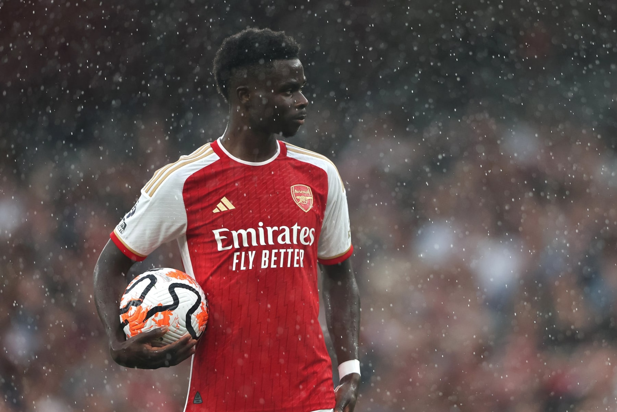Bukayo Saka will be playing in the UEFA Champions League for the first time.