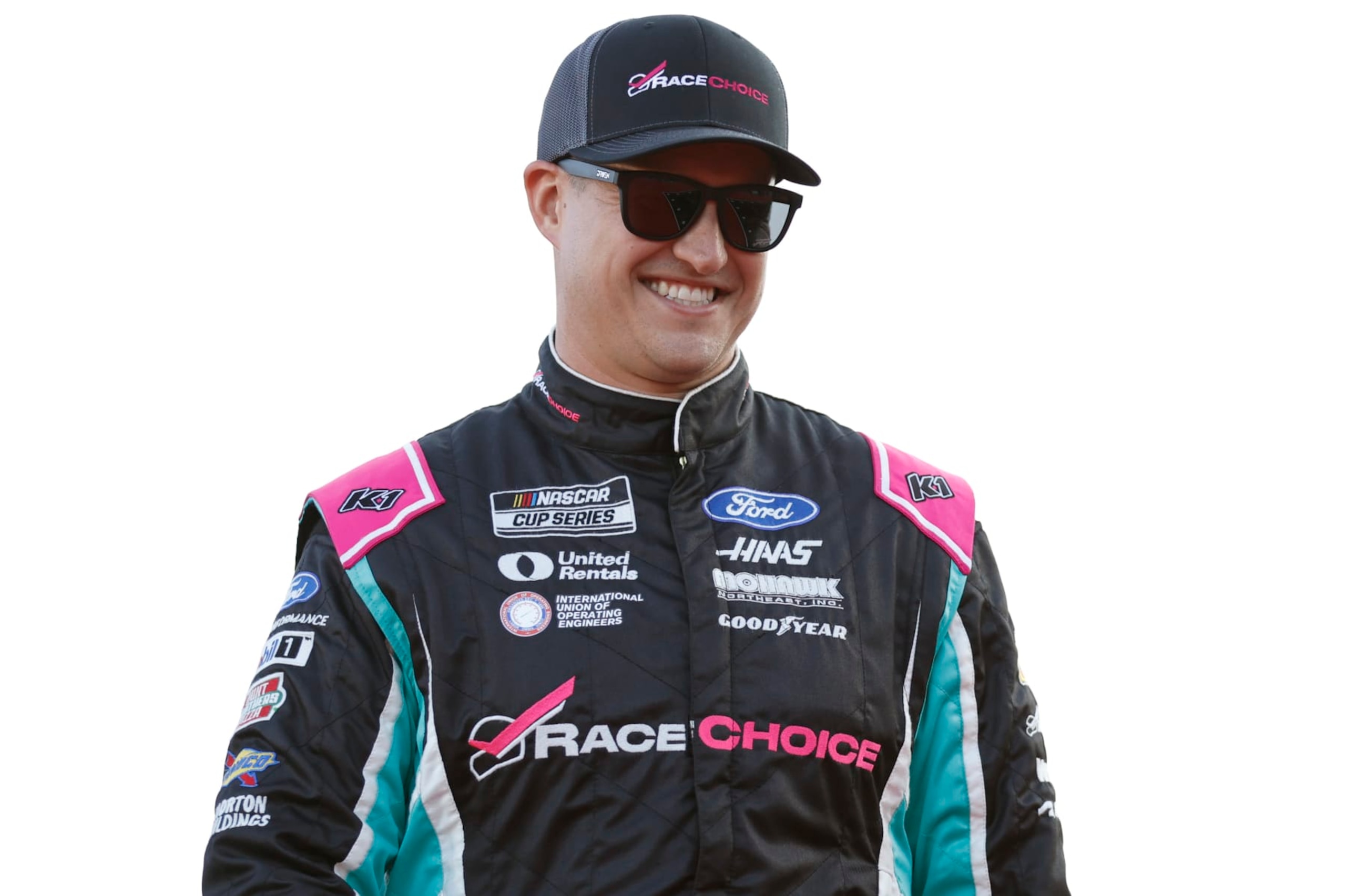 DAYTONA BEACH, FLORIDA - AUGUST 26: Ryan Preece, driver of the #41 RaceChoice.com Ford, walks onstage during driver intros prior to the NASCAR Cup Series Coke Zero Sugar 400 at Daytona International Speedway on August 26, 2023 in Daytona Beach, Florida. (Photo by James Gilbert/Getty Images)