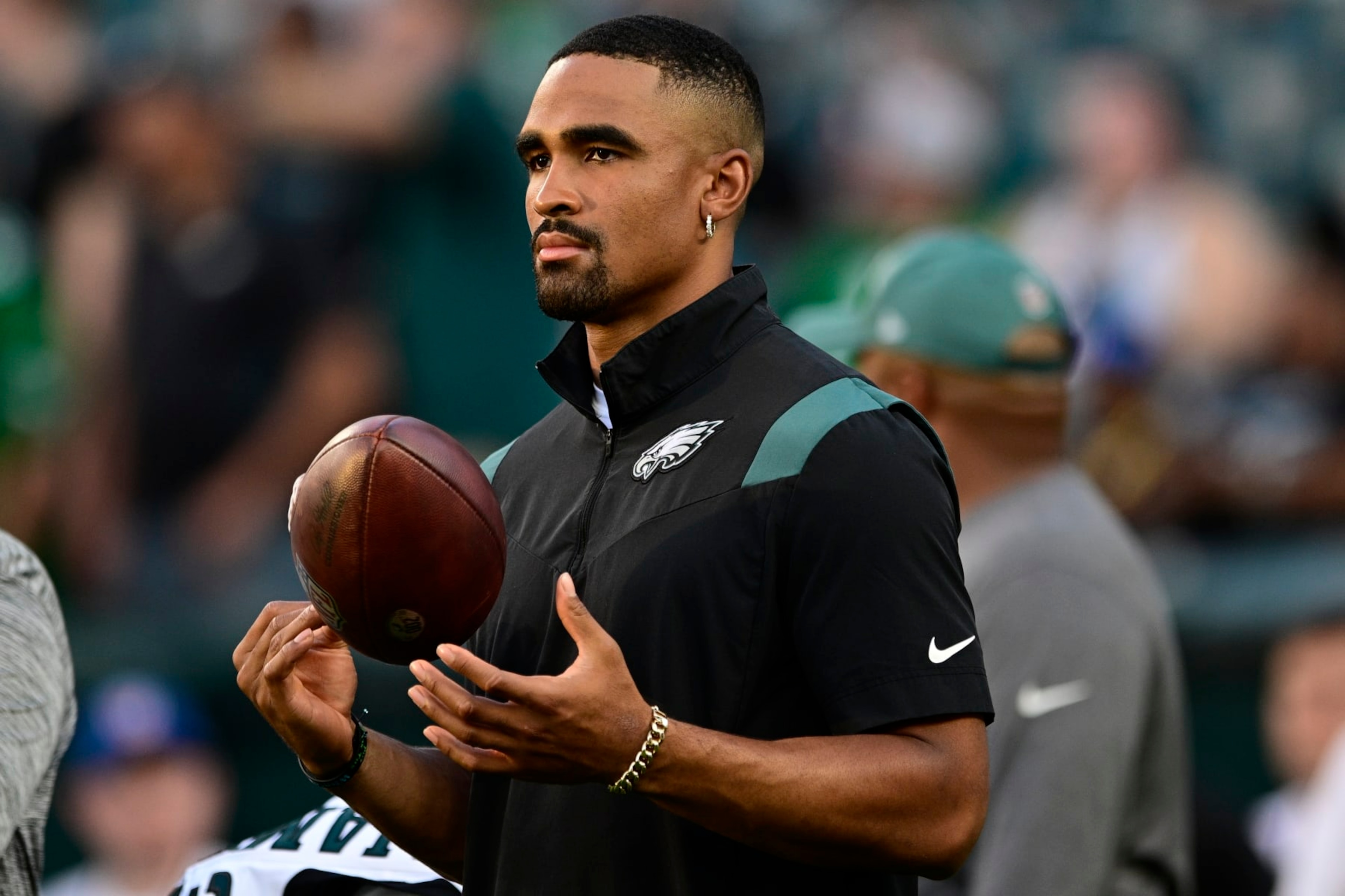 Philadelphia Eagles quarterback Jalen Hurts Philadelphia Eagles quarterback Jalen Hurts