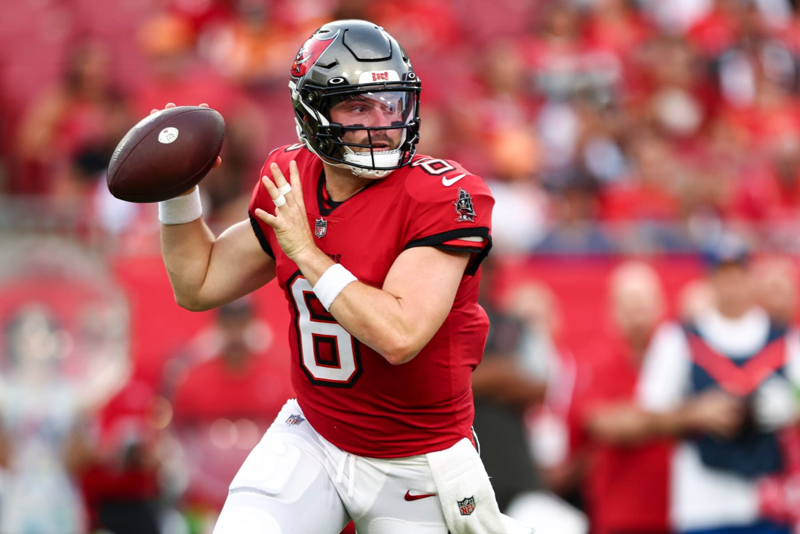 Tampa Bay Buccaneers quarterback Baker Mayfield 