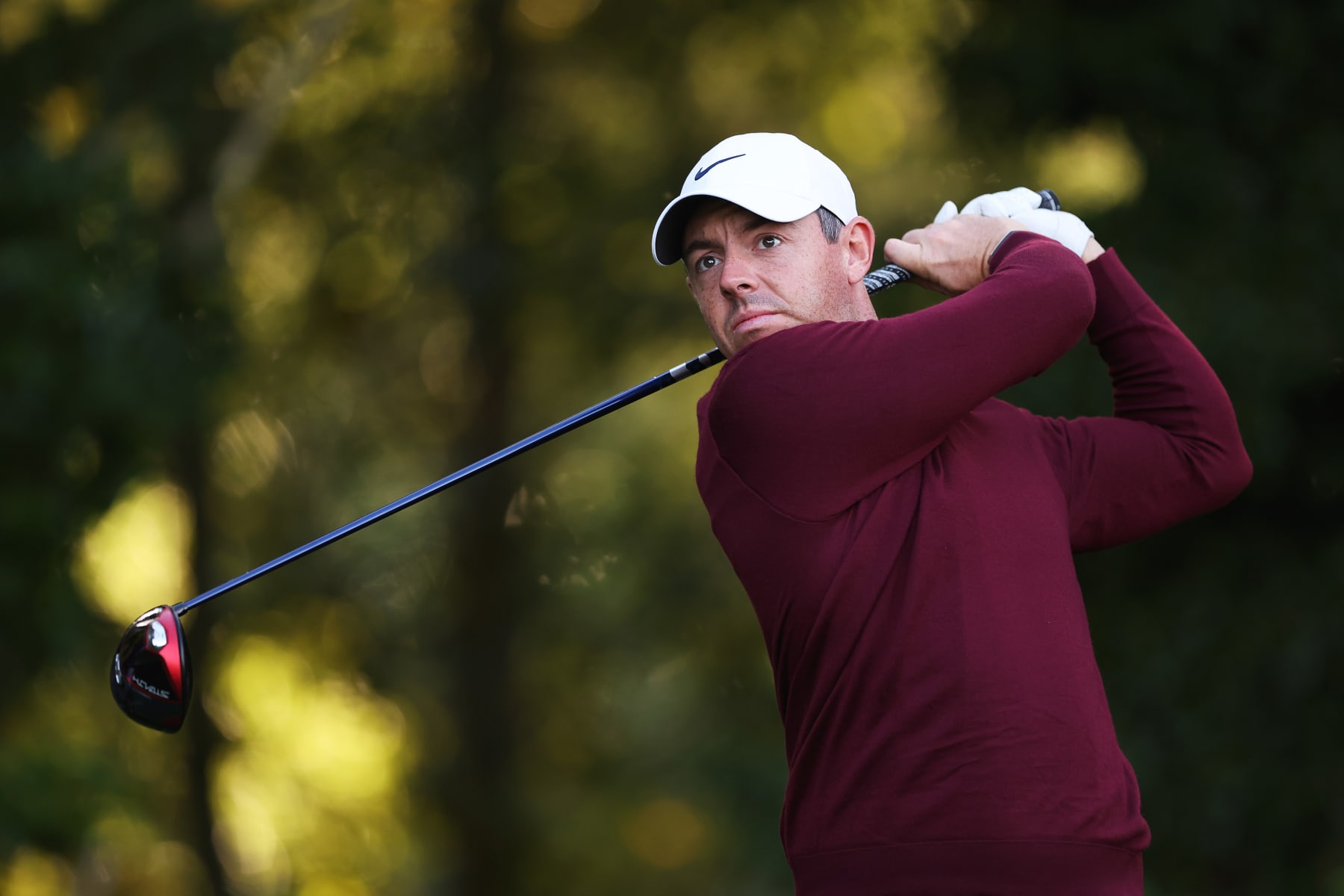 STRAFFAN, IRELAND - SEPTEMBER 06: Rory McIlroy of Northern Ireland tees off on the 2nd hole during the Pro-Am prior to the Horizon Irish Open at The K Club on September 06, 2023 in Straffan, Ireland. (Photo by Oisin Keniry/Getty Images)