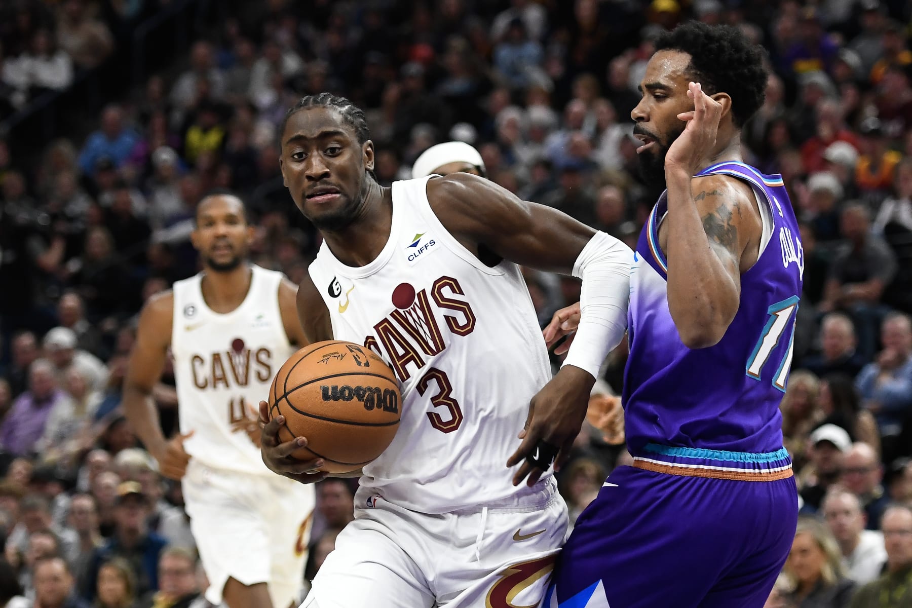 Caris LeVert and Mike Conley