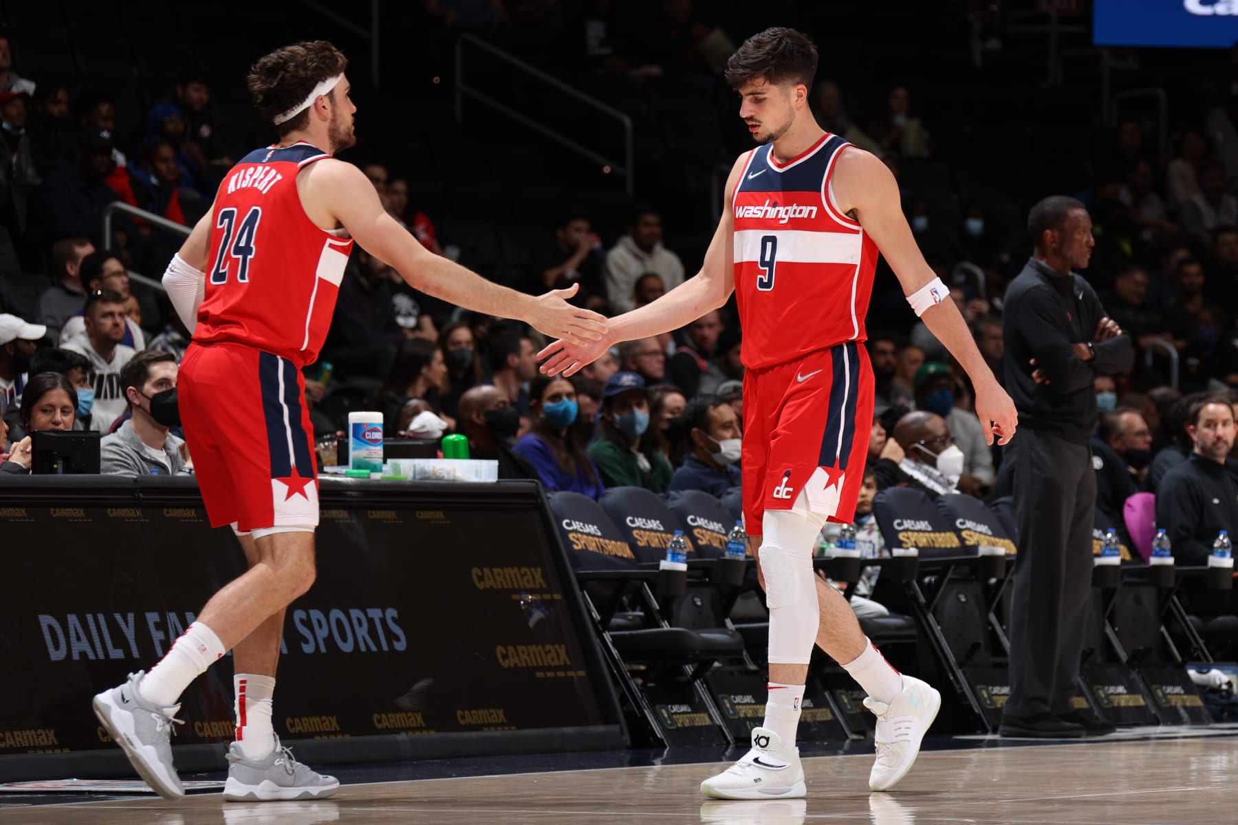 Corey Kispert and Deni Avdija