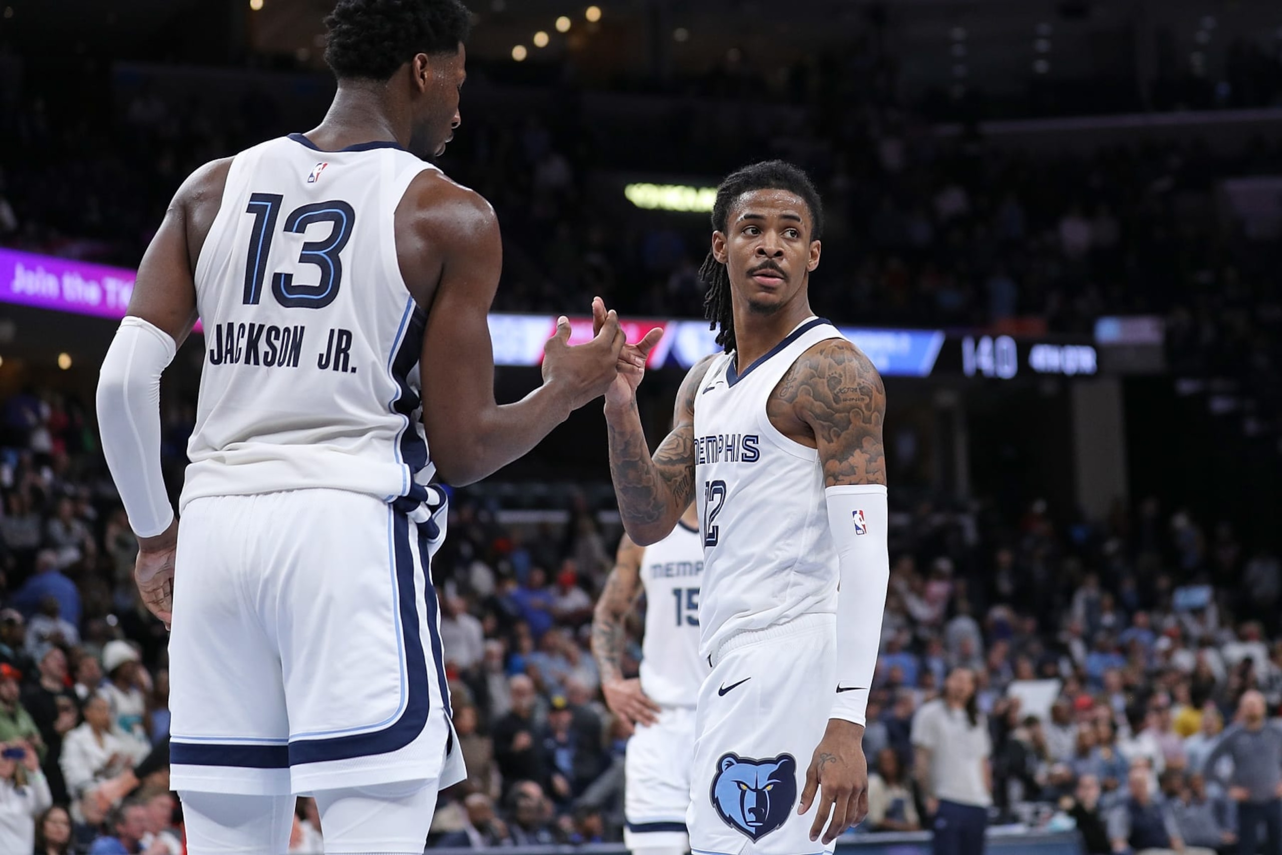 Jaren Jackson Jr. and Ja Morant