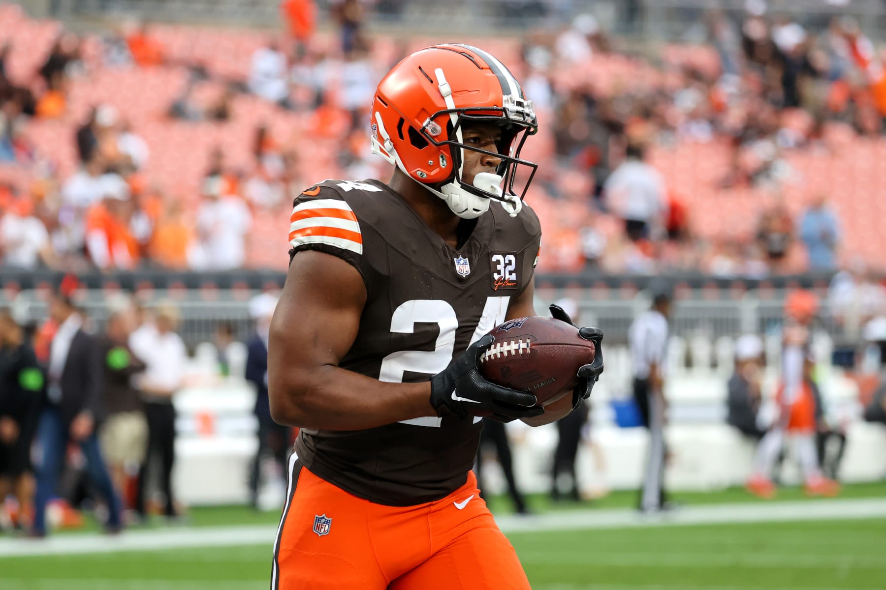 Browns running back Nick Chubb